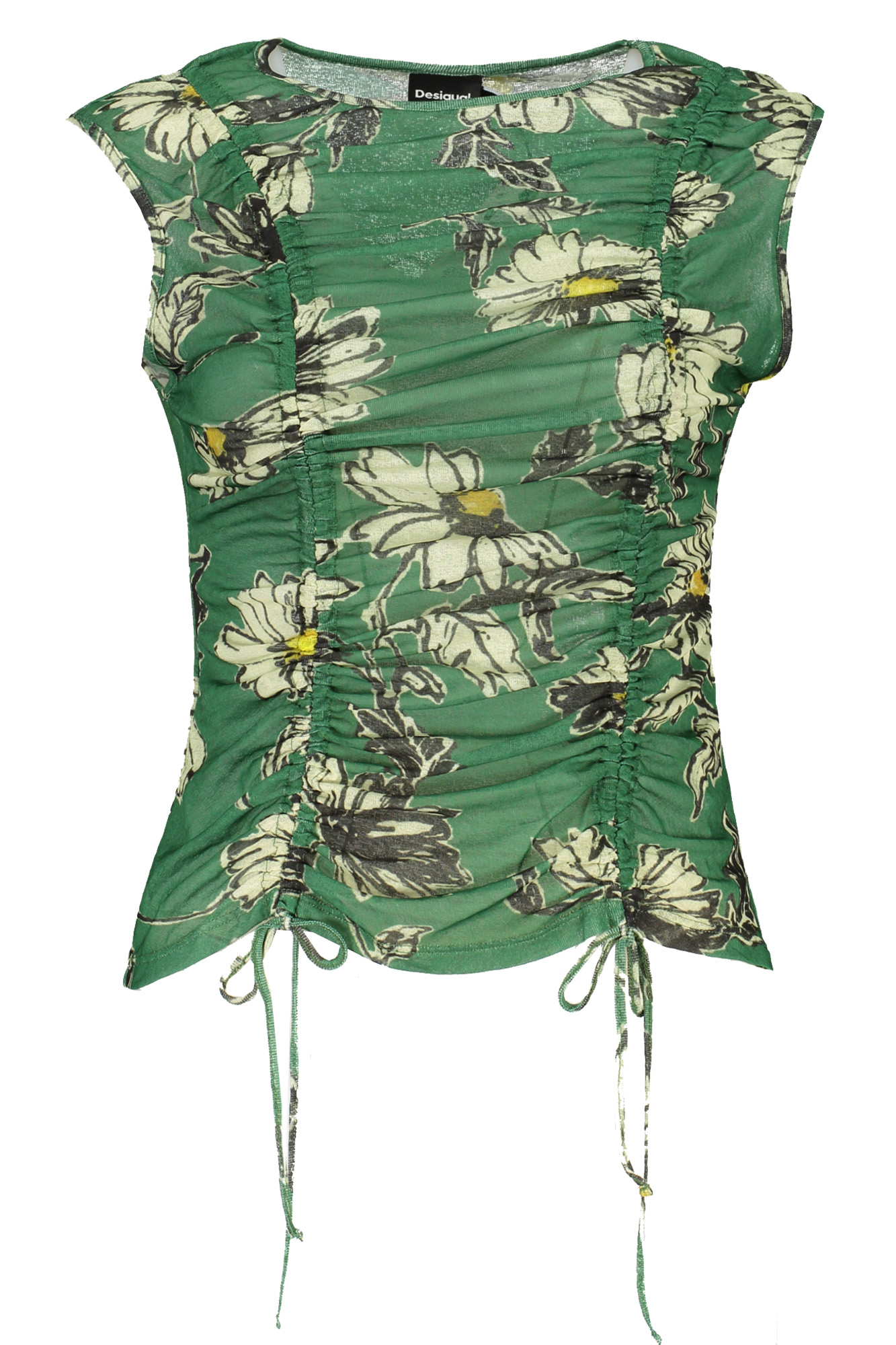 DESIGUAL GREEN WOMEN'S TANK TOP