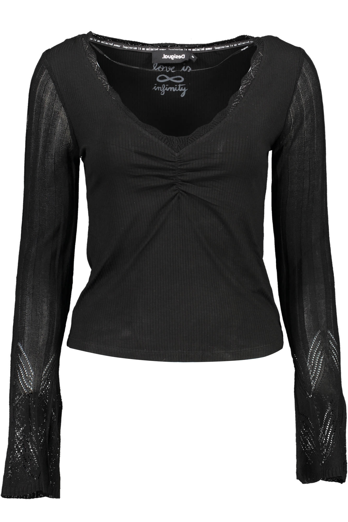 DESIGUAL SWEATER WOMAN BLACK