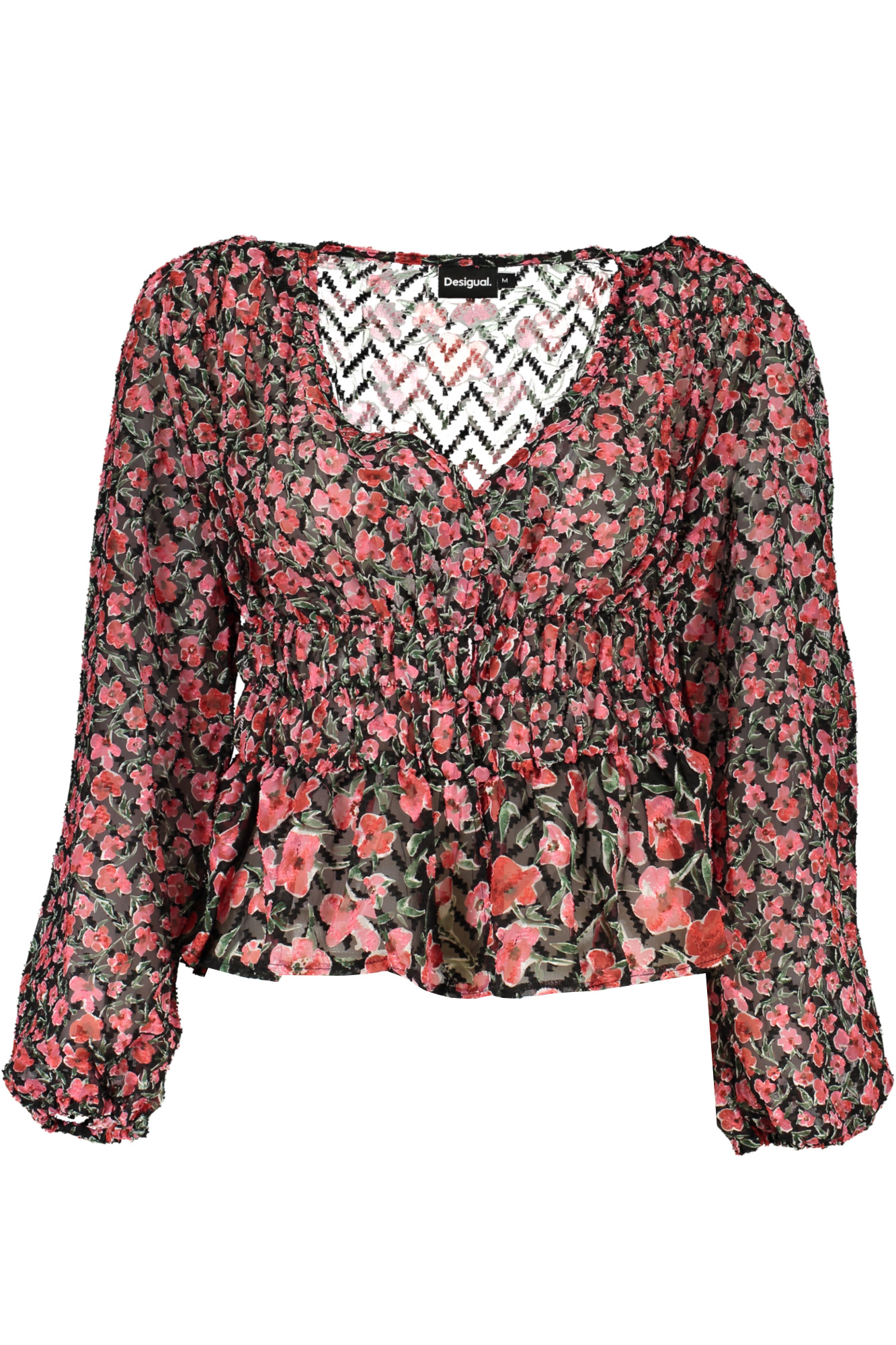 DESIGUAL PINK WOMEN'S SWEATER