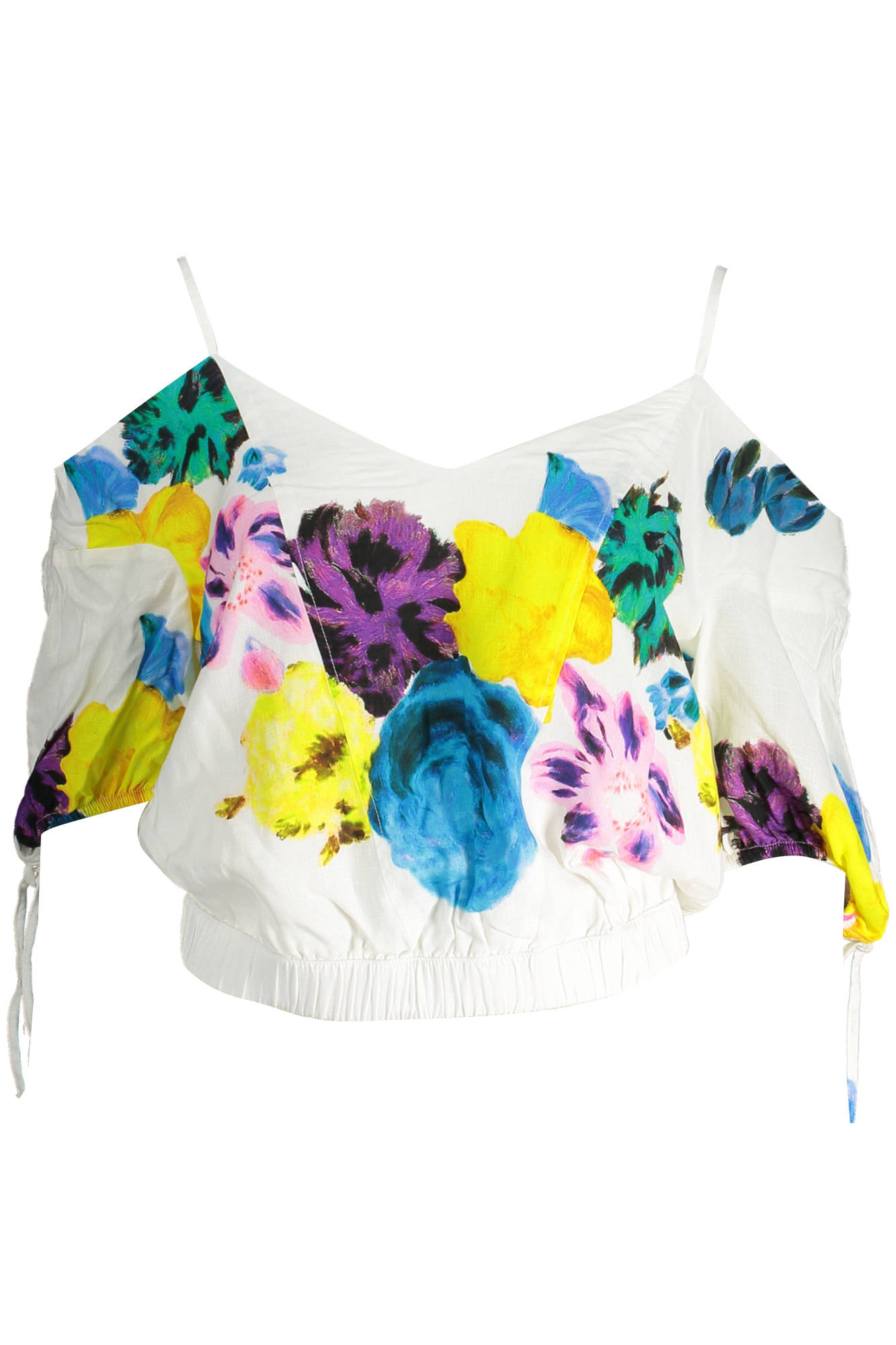 DESIGUAL WOMEN'S SHORT SLEEVE T-SHIRT WHITE