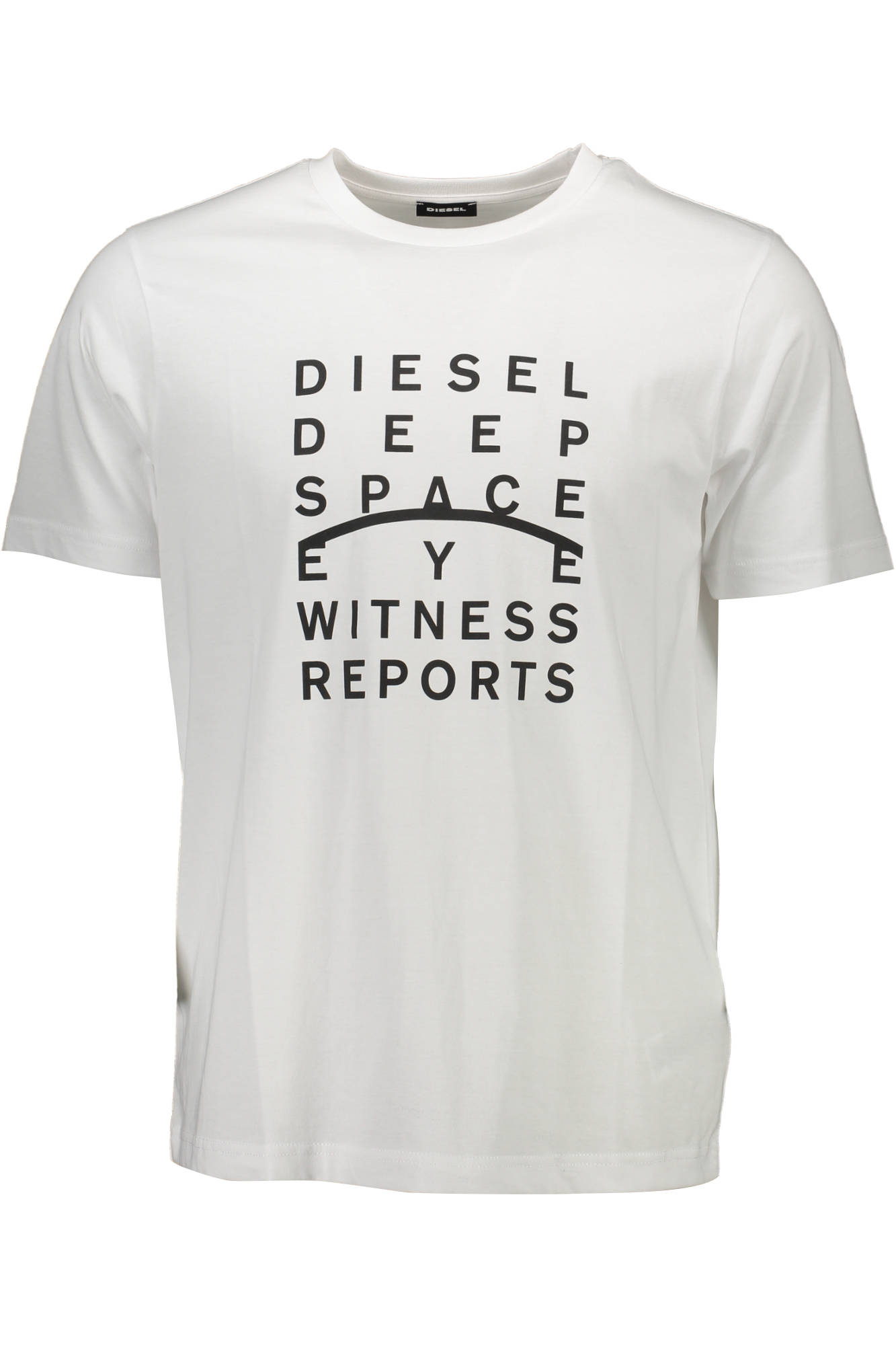 DIESEL MEN'S SHORT SLEEVE T-SHIRT WHITE