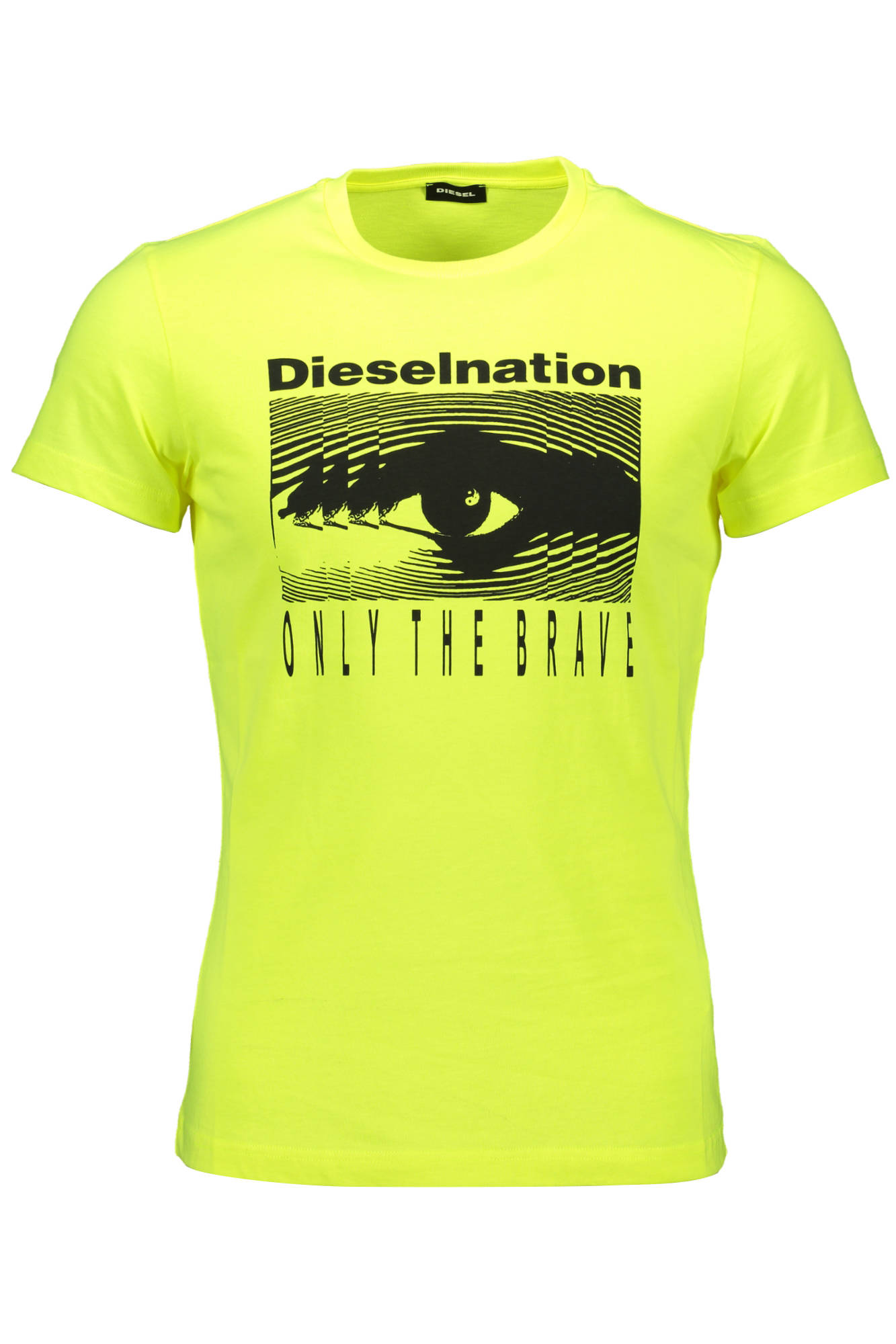 DIESEL YELLOW MEN'S SHORT SLEEVE T-SHIRT