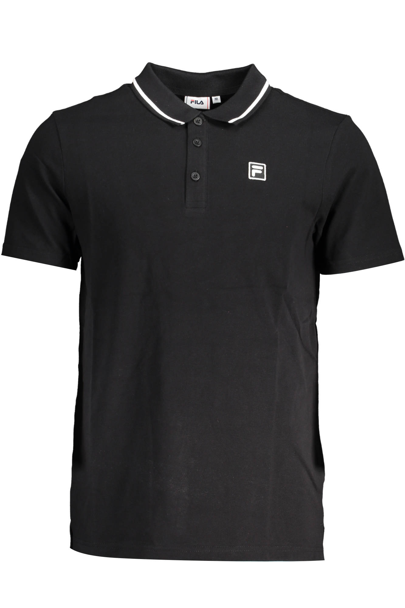 FILA MEN'S BLACK SHORT SLEEVED POLO SHIRT FILA