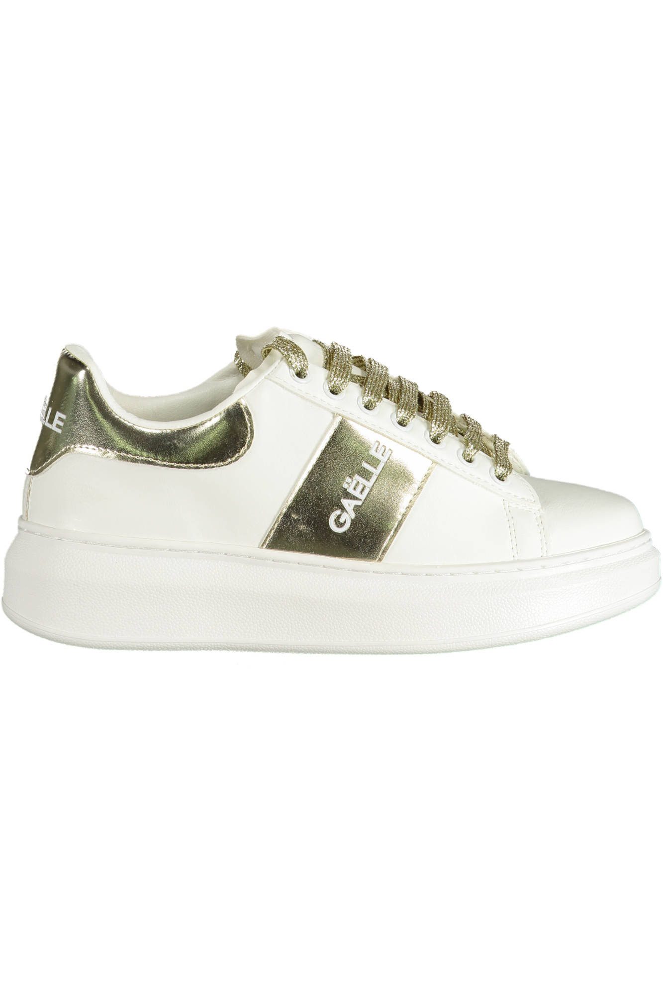 GAELLE PARIS WHITE WOMEN'S SPORTS SHOES