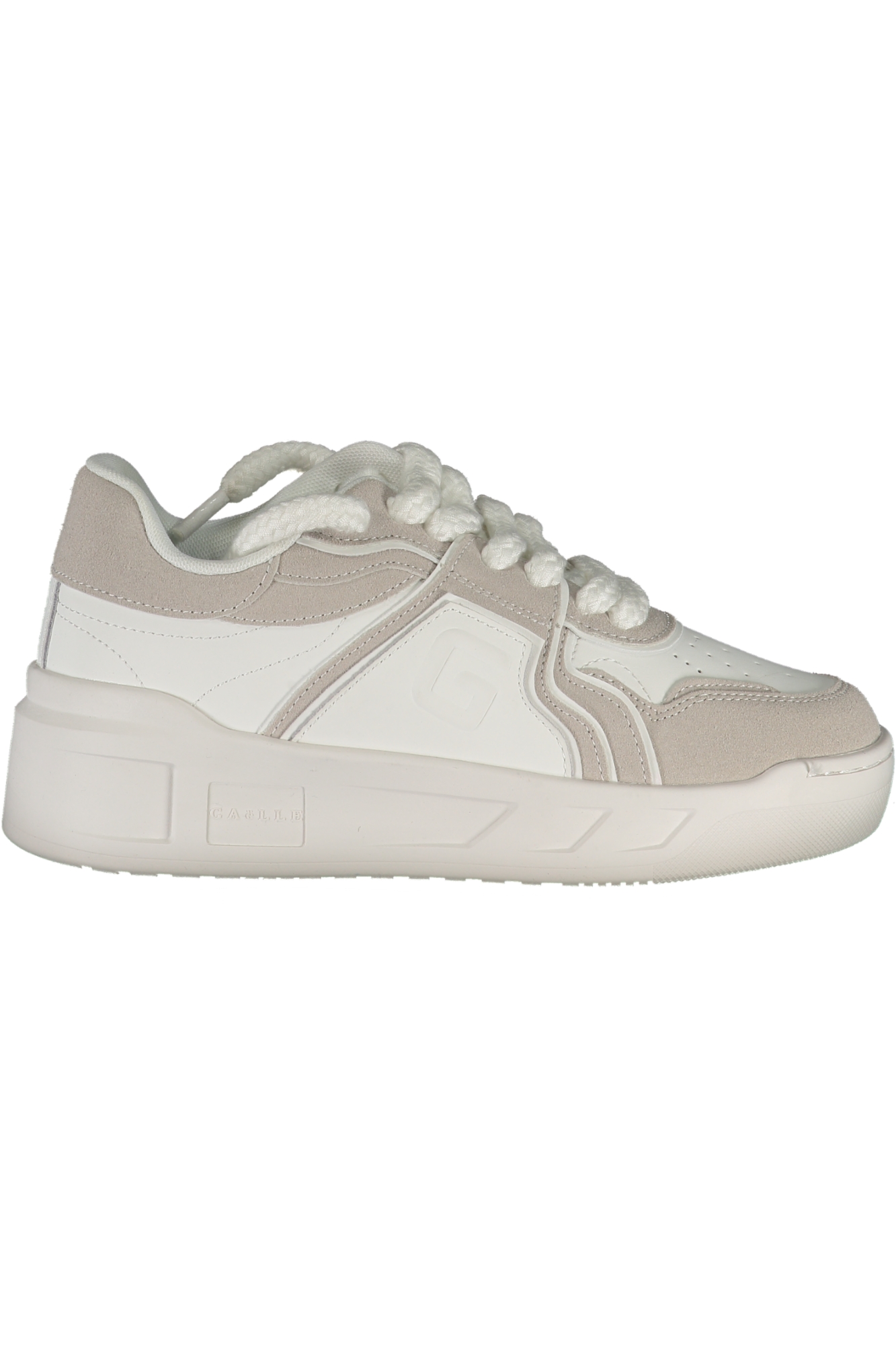GAELLE PARIS WHITE WOMEN'S SPORTS SHOES