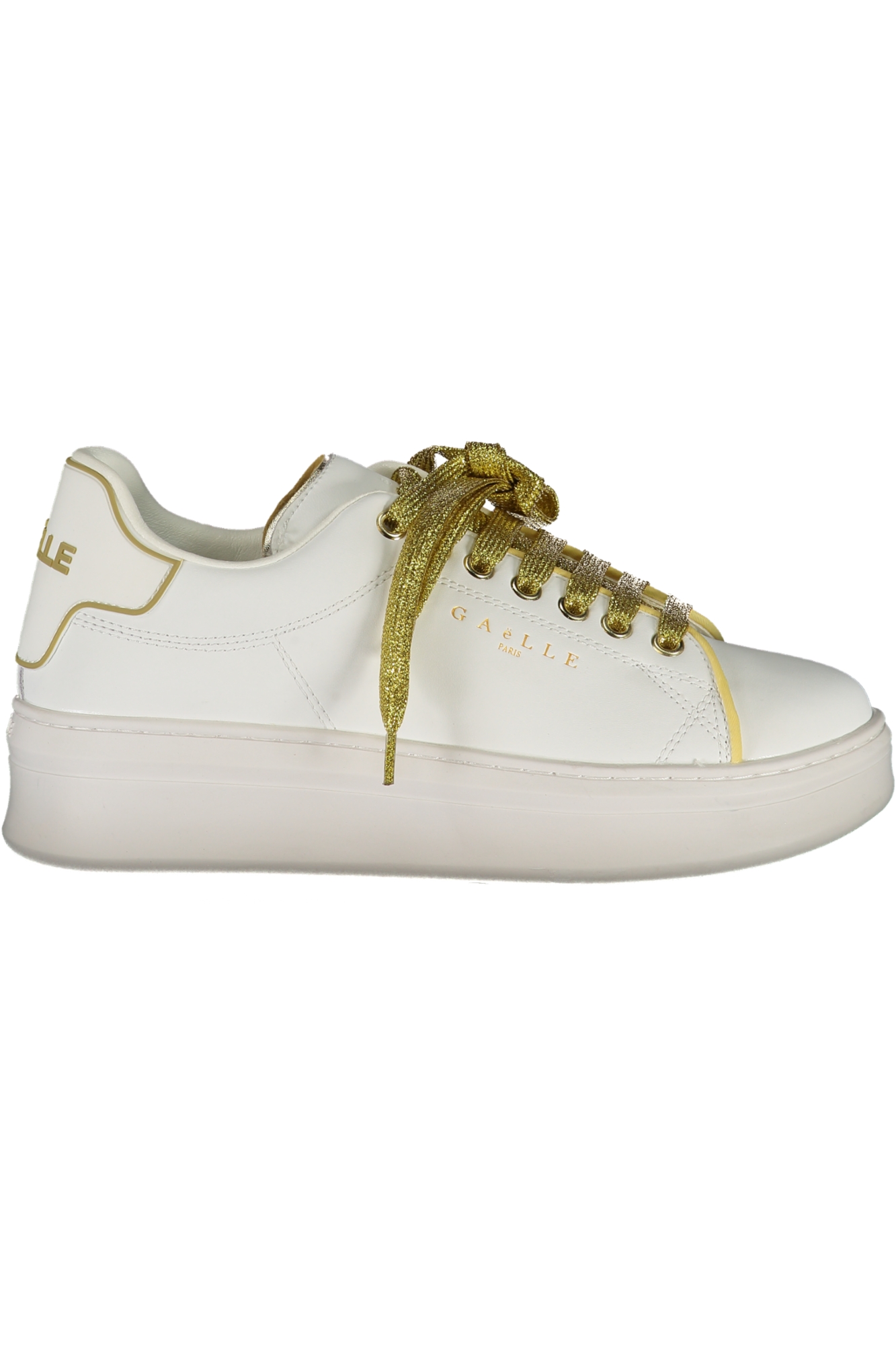 GAELLE PARIS WHITE WOMEN'S SPORTS SHOES