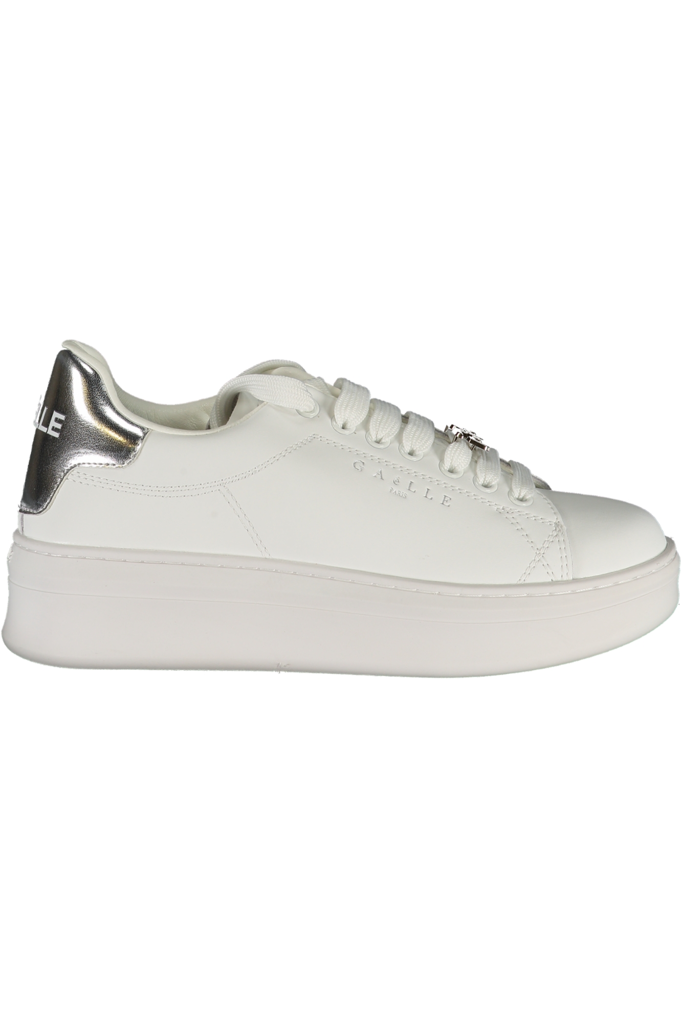 GAELLE PARIS WHITE WOMEN'S SPORTS SHOES