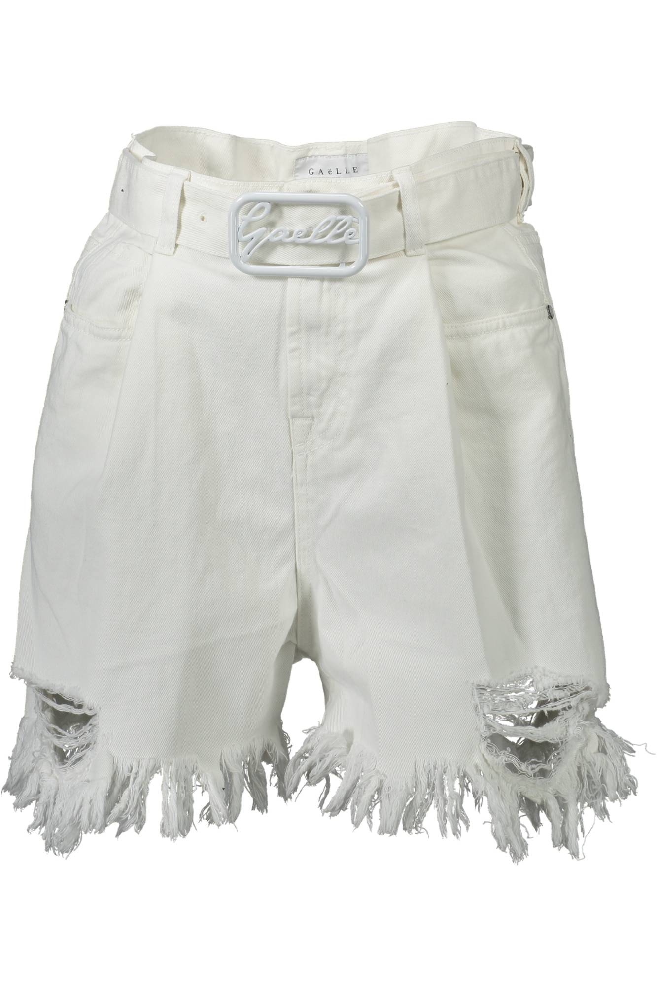 GAELLE PARIS WHITE WOMAN SHORT TROUSERS