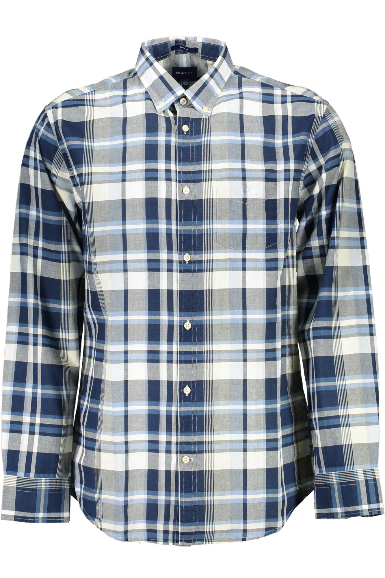 GANT MEN'S BLUE LONG SLEEVE SHIRT