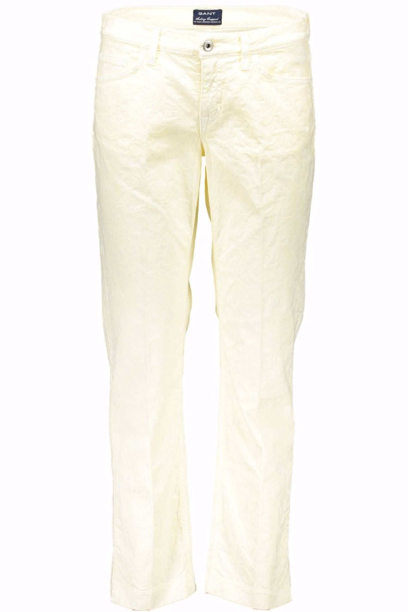 GANT WHITE WOMEN'S TROUSERS GANT