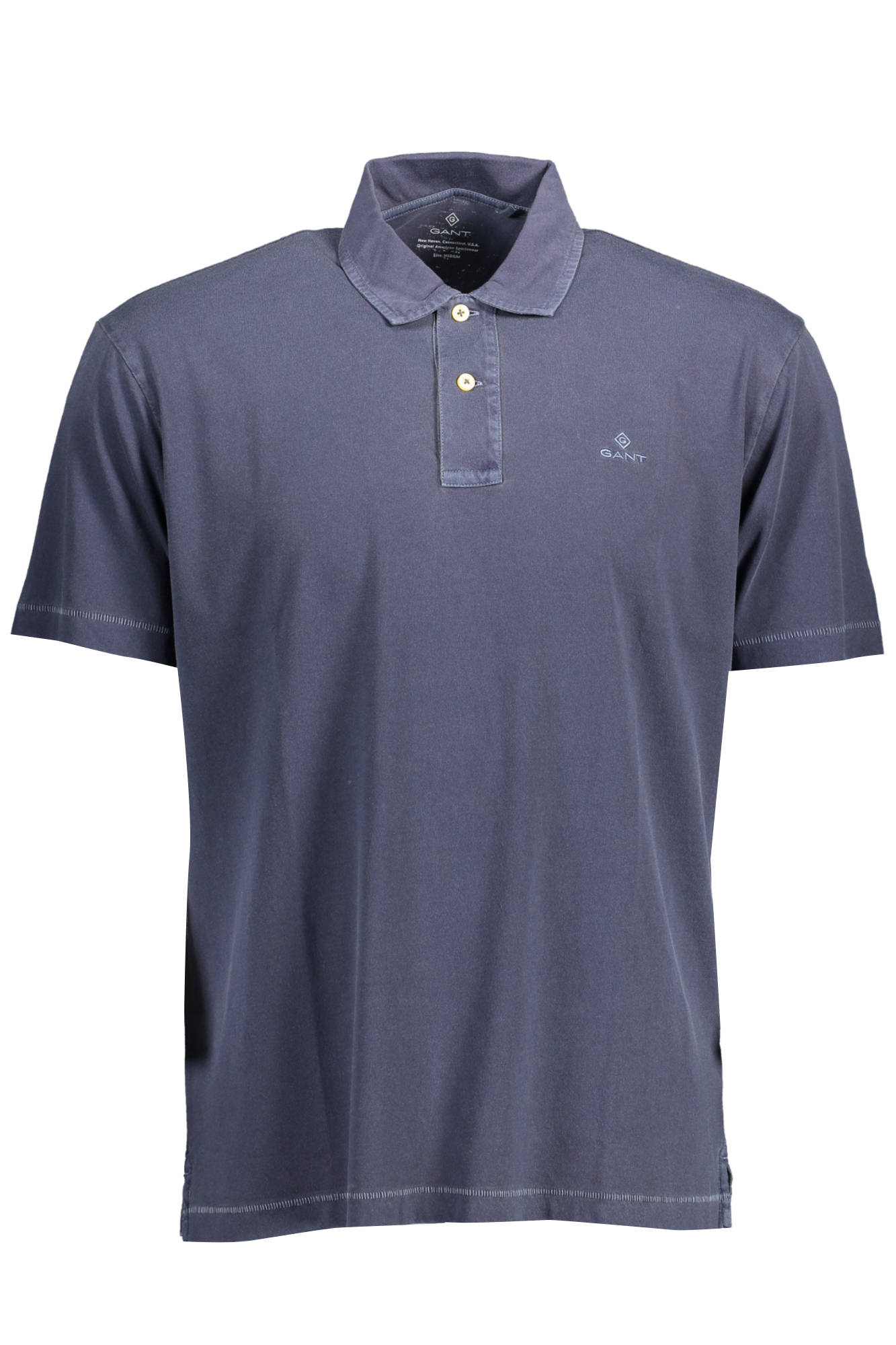 GANT SHORT SLEEVE POLO SHIRT MAN BLUE