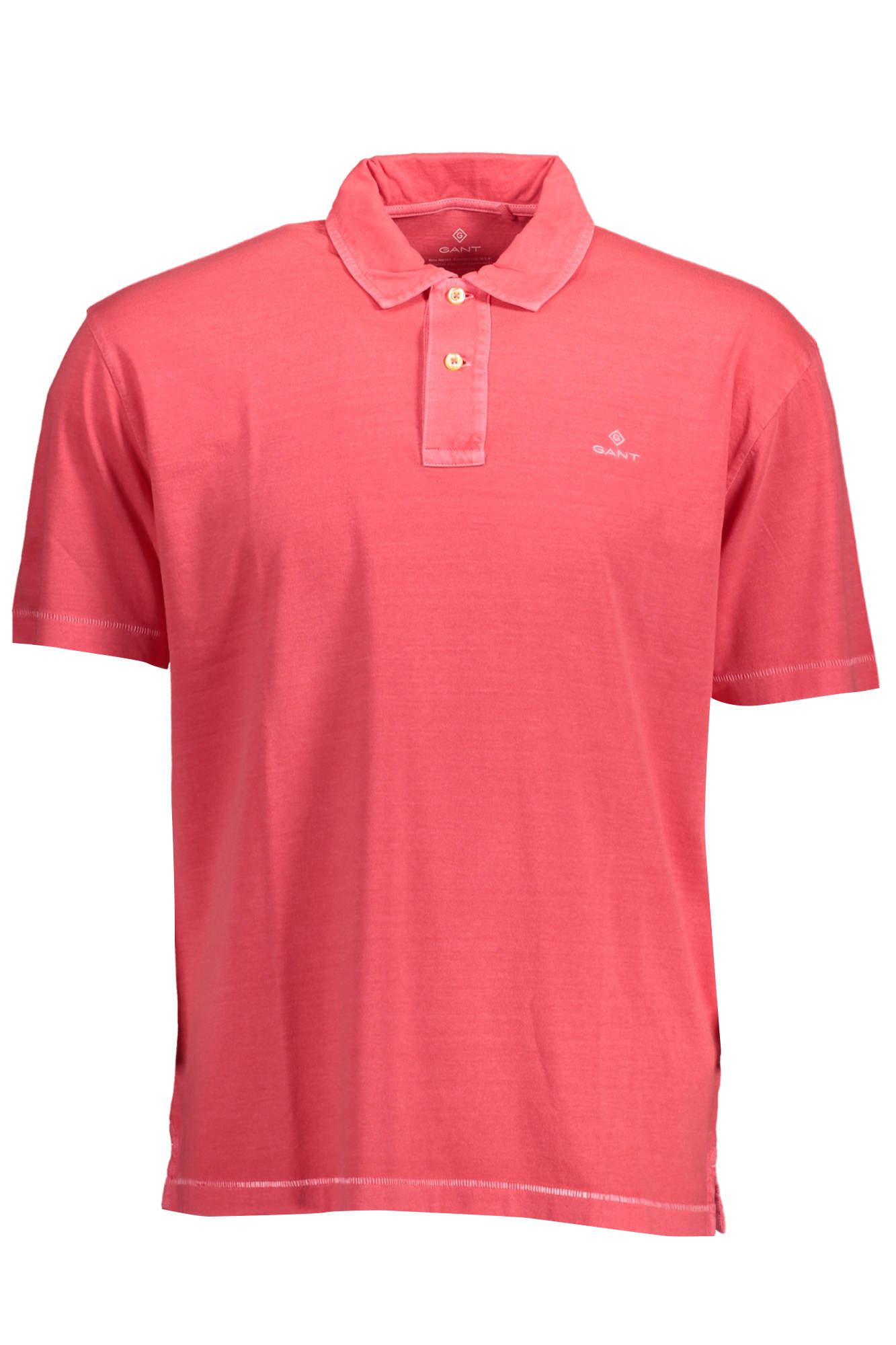 GANT MEN'S PINK SHORT SLEEVE POLO SHIRT GANT