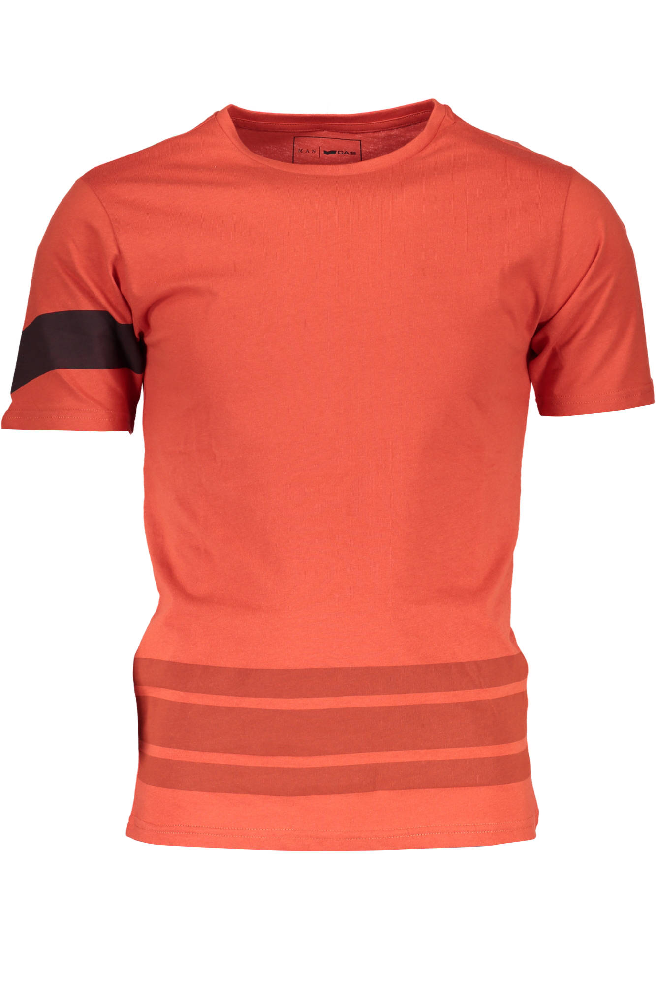 GAS MEN'S SHORT SLEEVE T-SHIRT ORANGE GAS