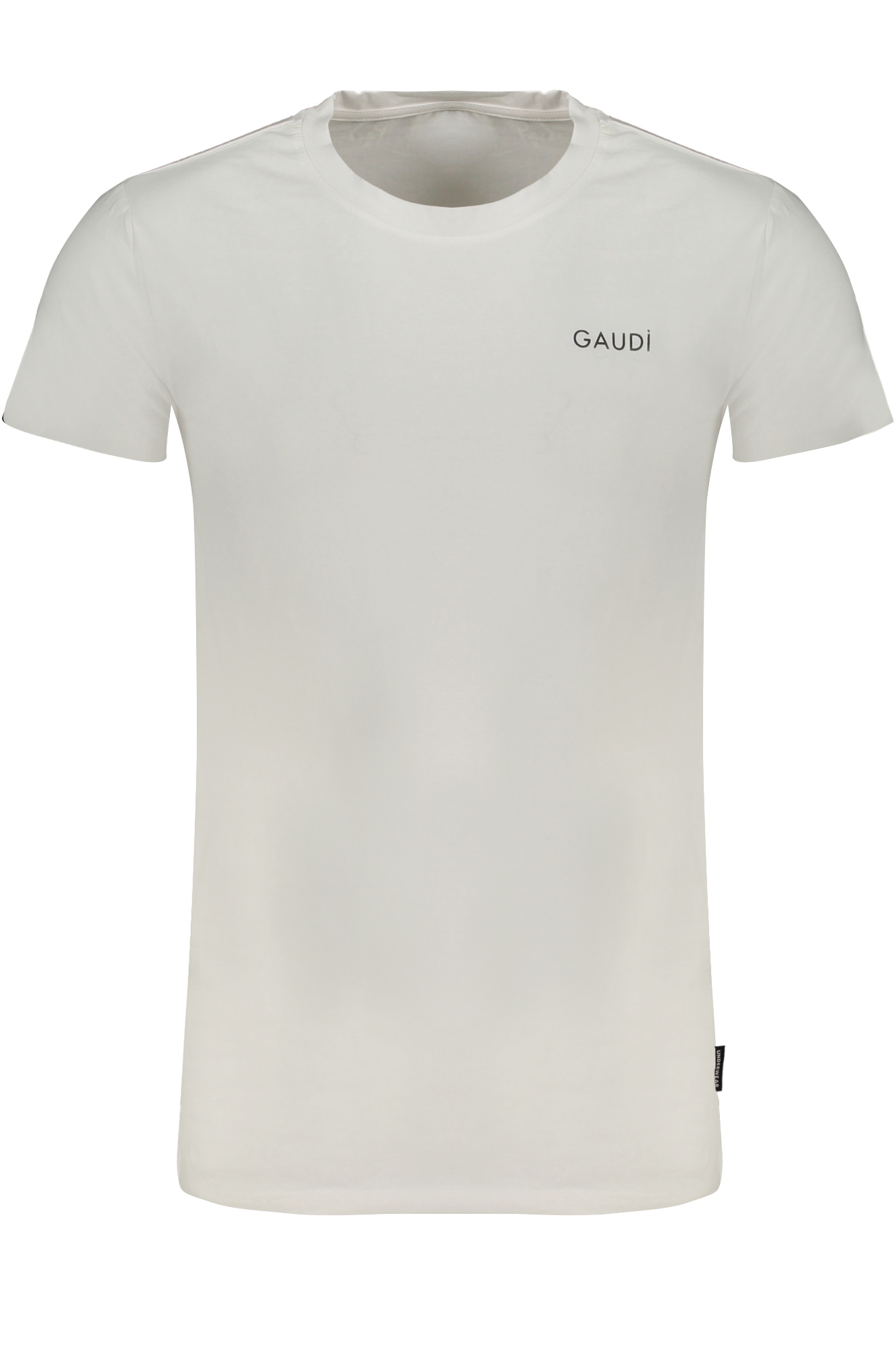 GAUDÌ MEN'S WHITE SHORT SLEEVE T-SHIRT