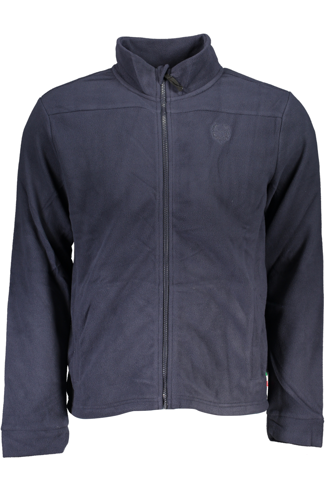 GIAN MARCO VENTURI MEN'S BLUE ZIP SWEATSHIRT