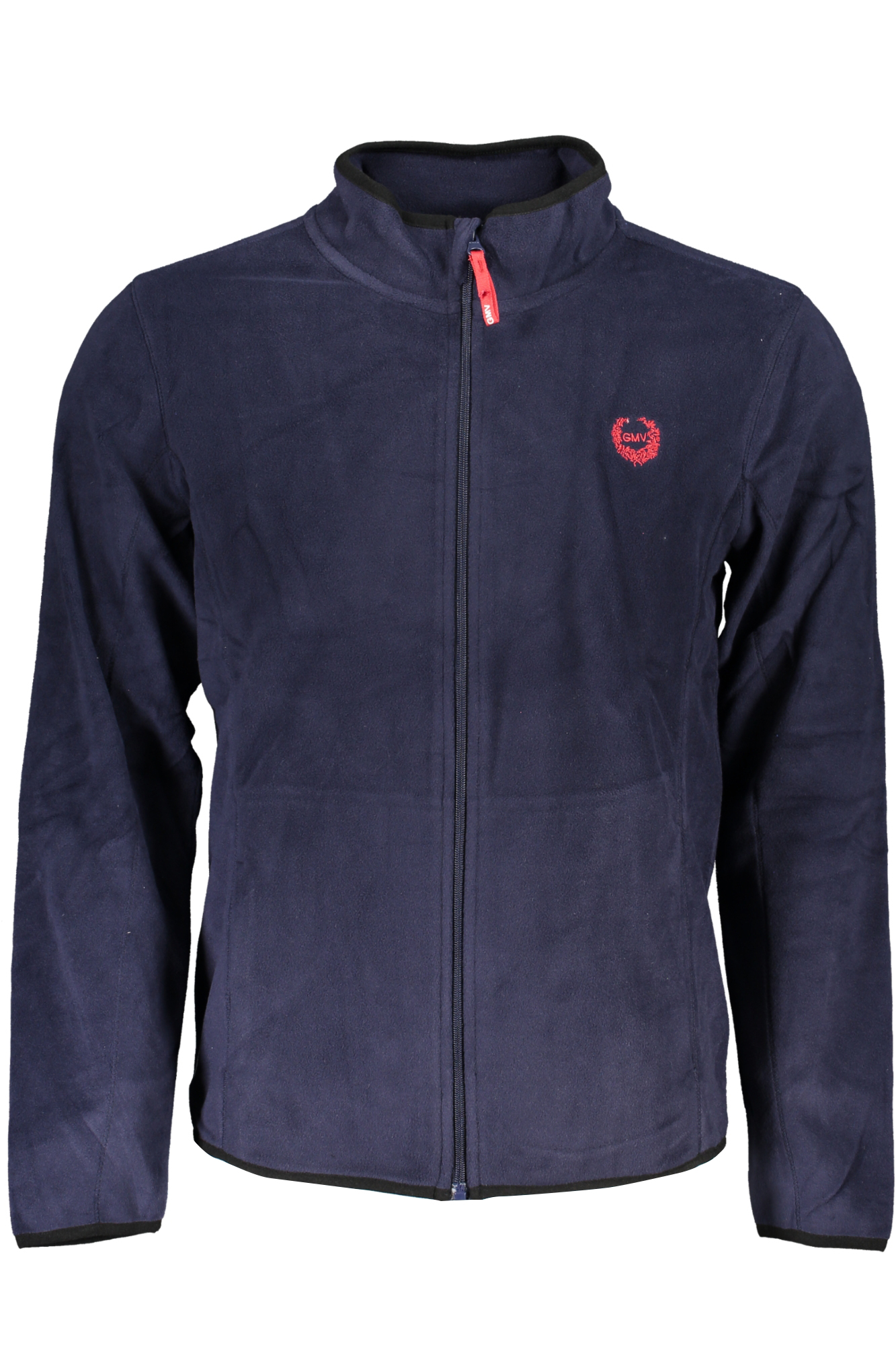 GIAN MARCO VENTURI MEN'S BLUE ZIP SWEATSHIRT
