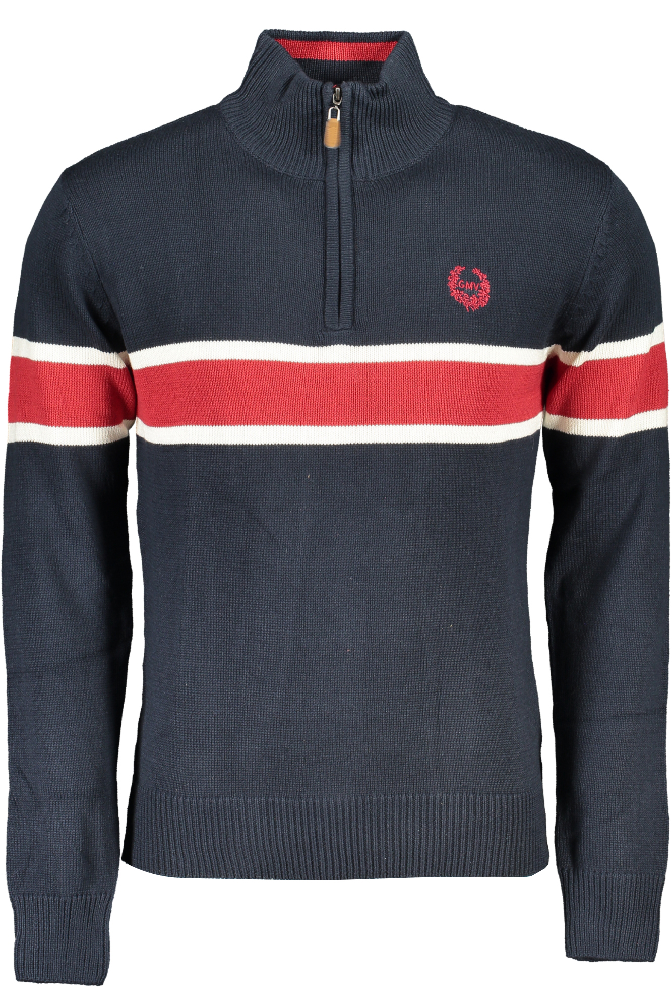 GIAN MARCO VENTURI MEN'S BLUE SWEATER