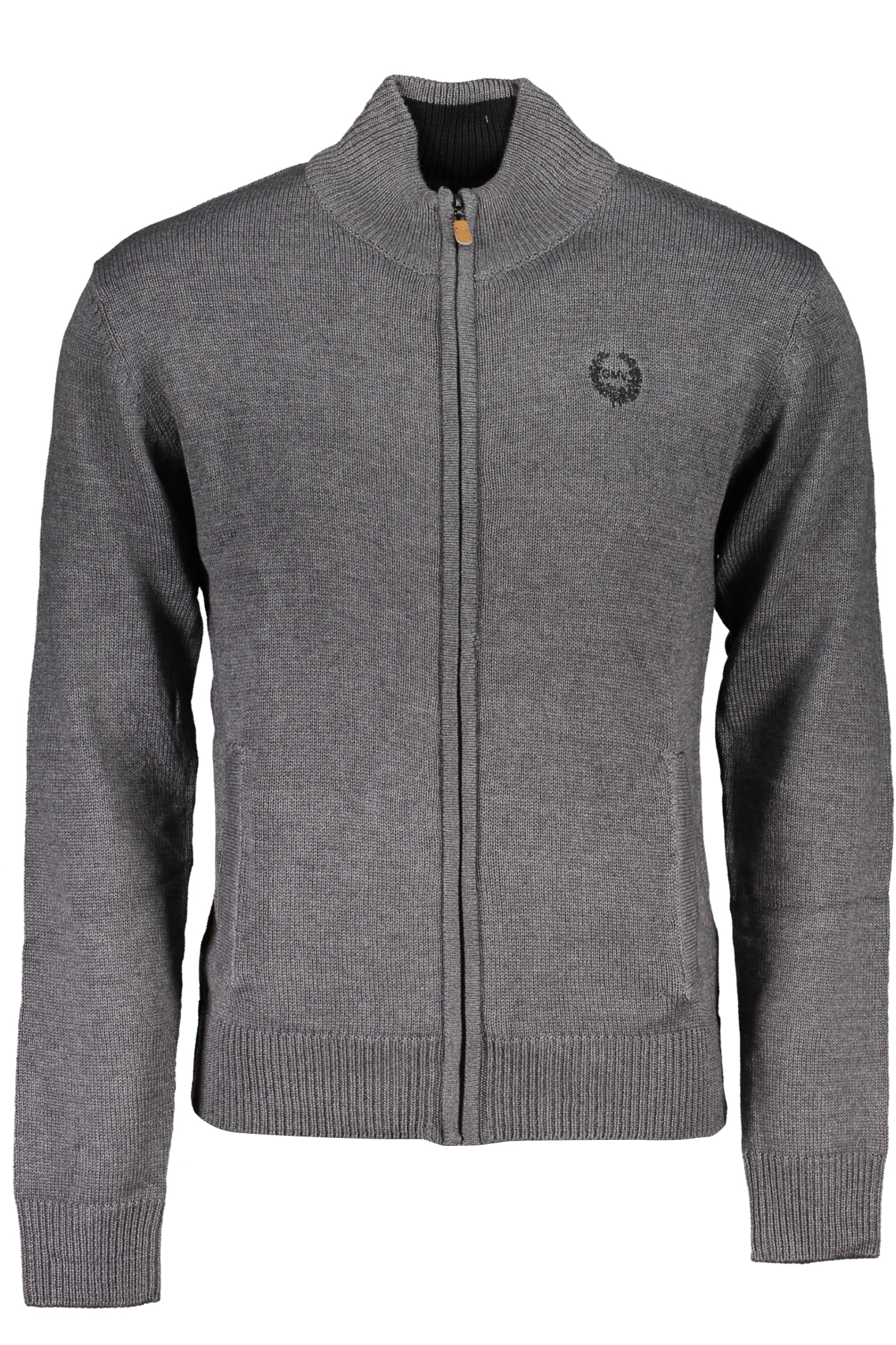 GIAN MARCO VENTURI MEN'S GRAY SWEATER
