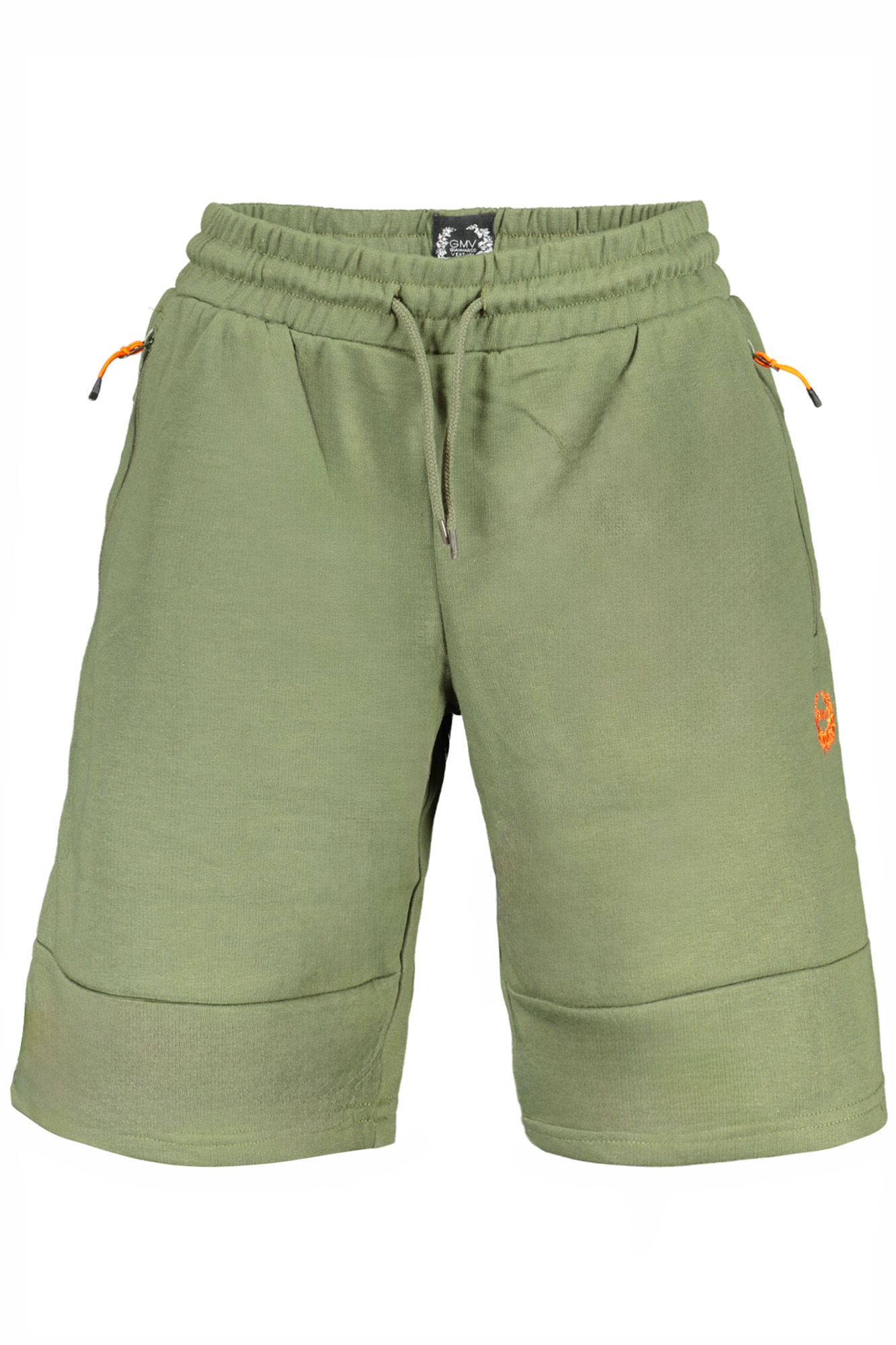 GIAN MARCO VENTURI MEN'S GREEN SHORT PANTS