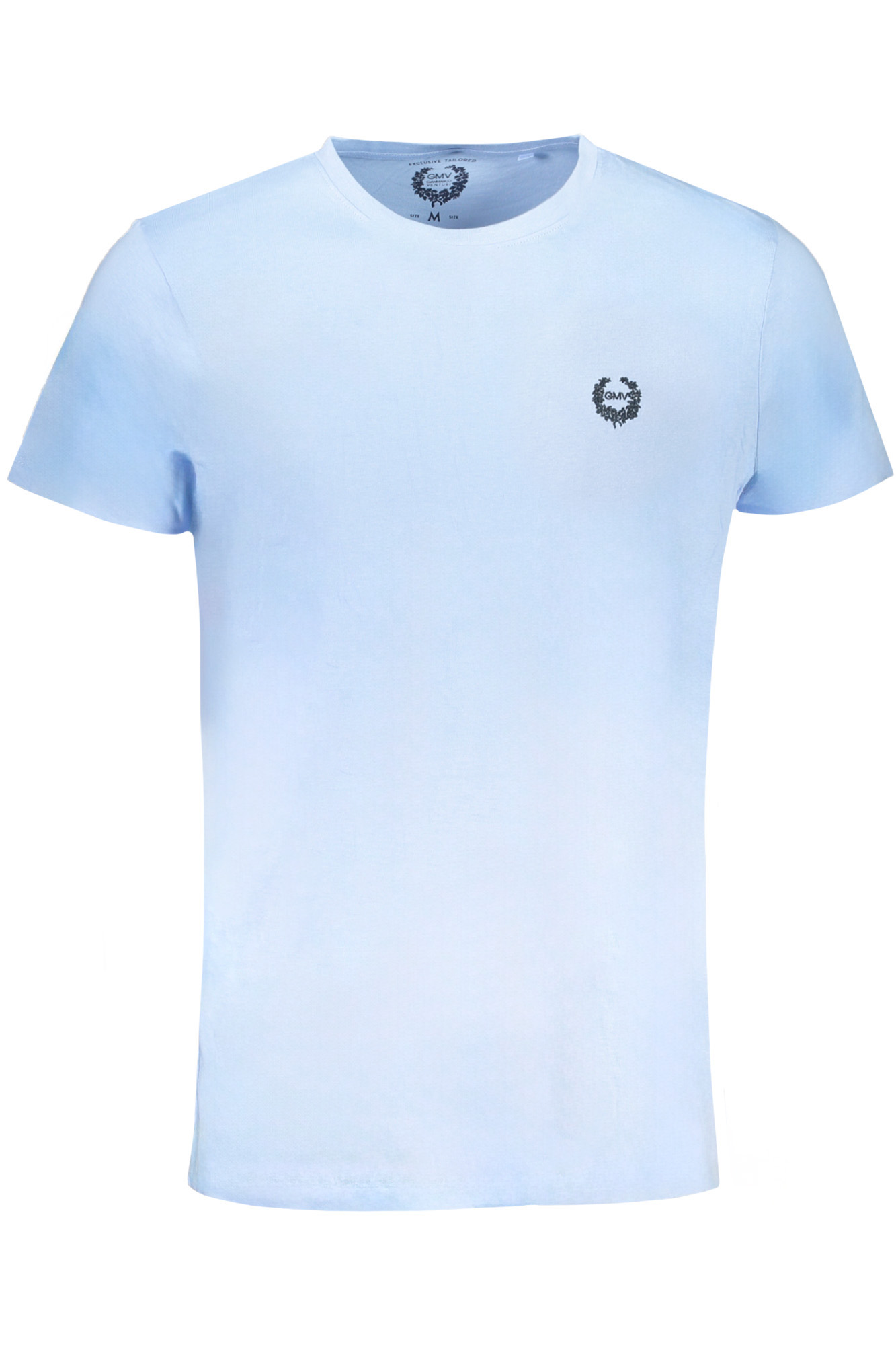 GIAN MARCO VENTURI MEN'S SHORT SLEEVED T-SHIRT BLUE