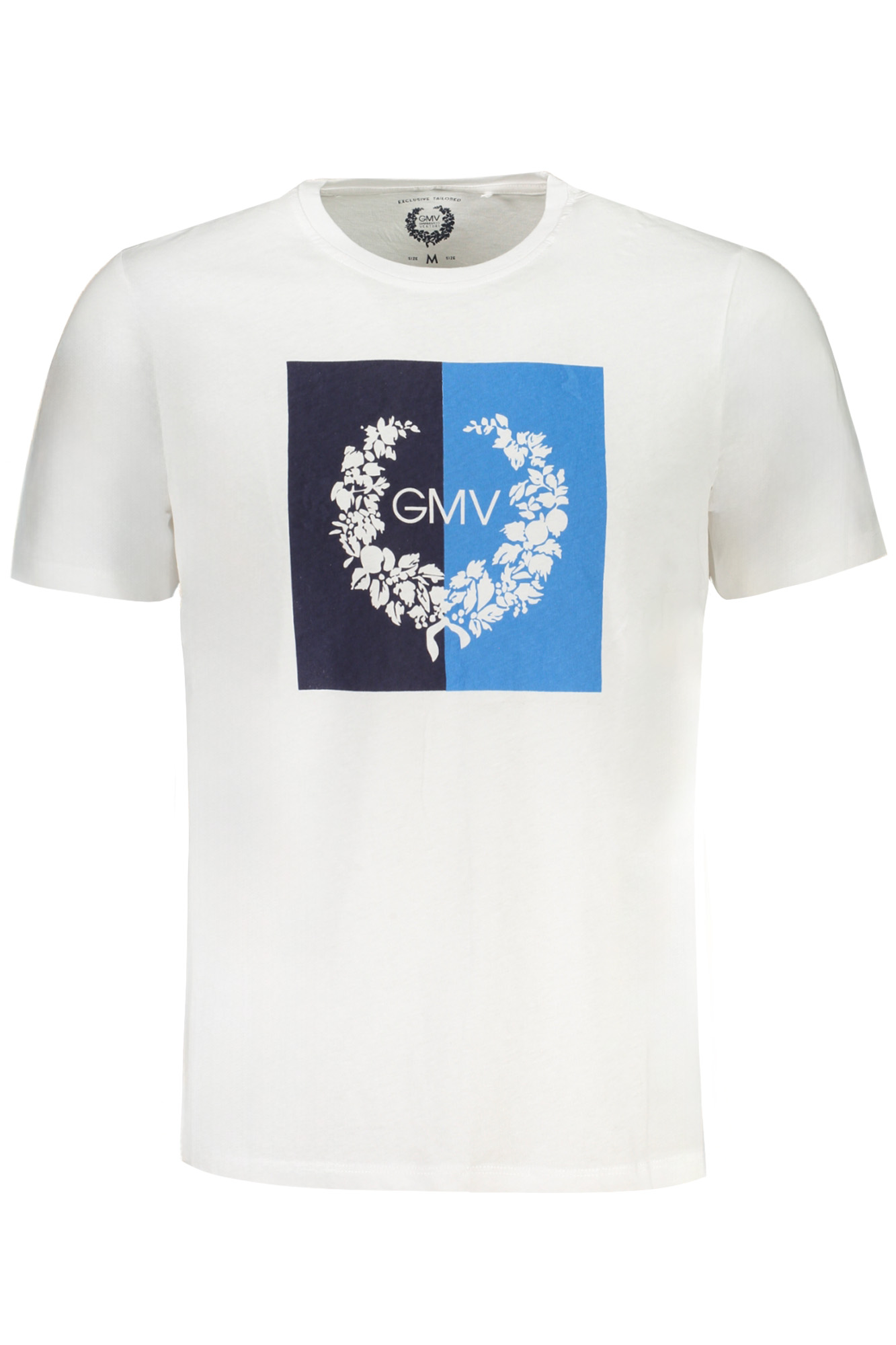 GIAN MARCO VENTURI MEN'S SHORT SLEEVED T-SHIRT WHITE
