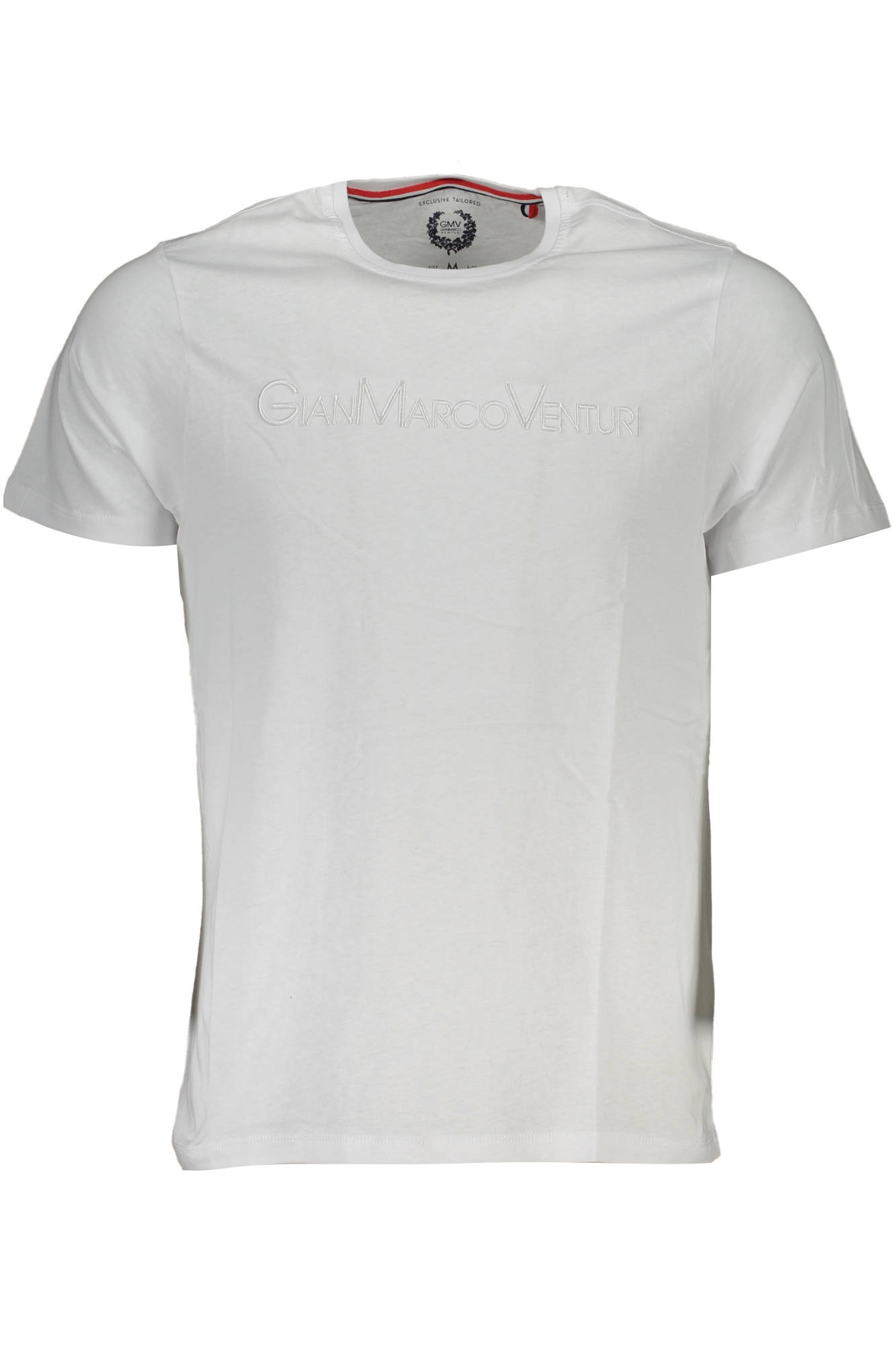 GIAN MARCO VENTURI MEN'S SHORT SLEEVE T-SHIRT WHITE