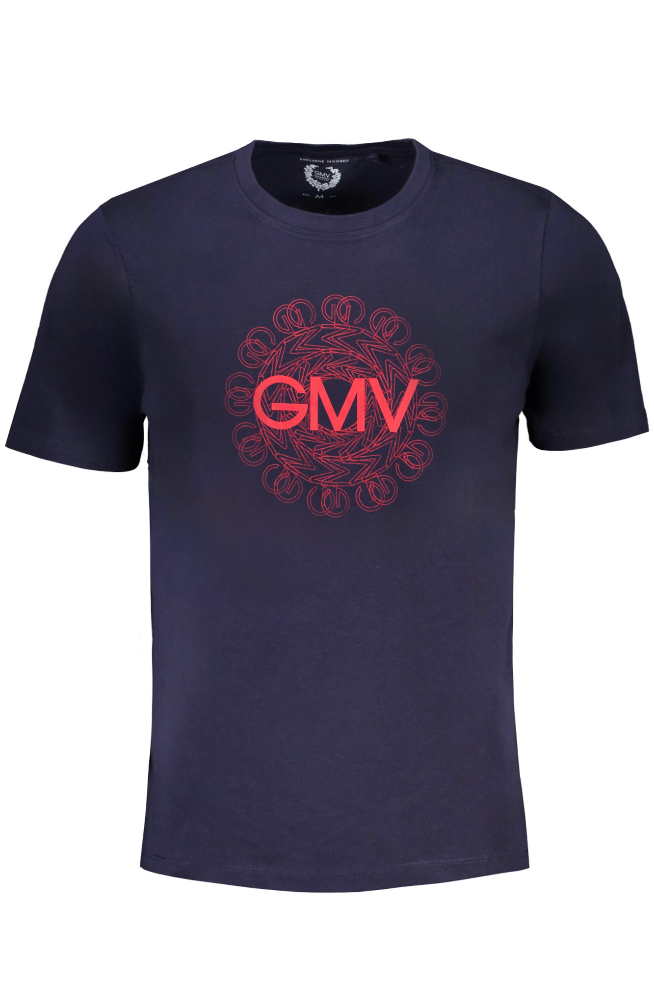 GIAN MARCO VENTURI MEN'S SHORT SLEEVED T-SHIRT BLUE
