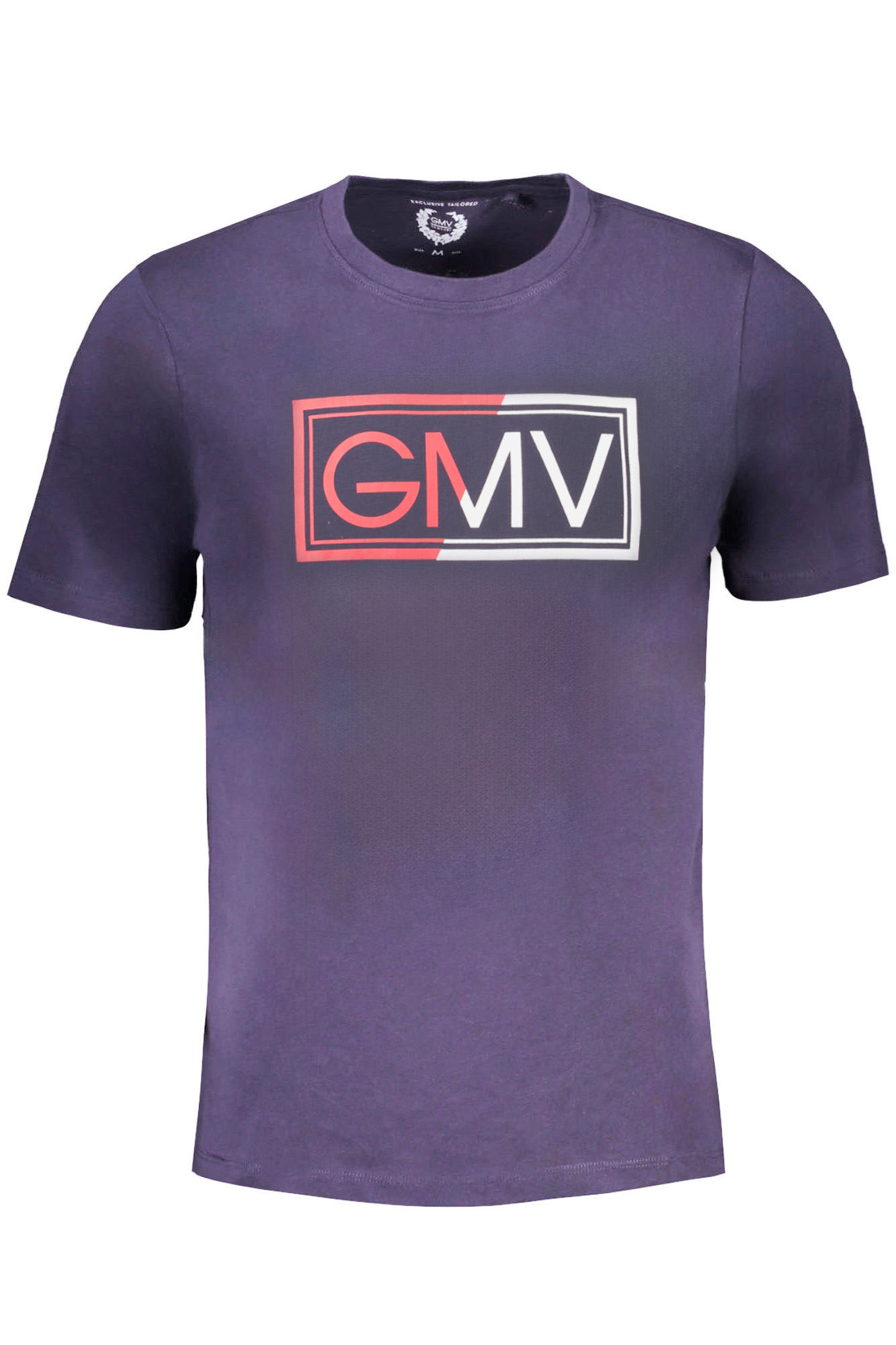 GIAN MARCO VENTURI MEN'S SHORT SLEEVED T-SHIRT BLUE