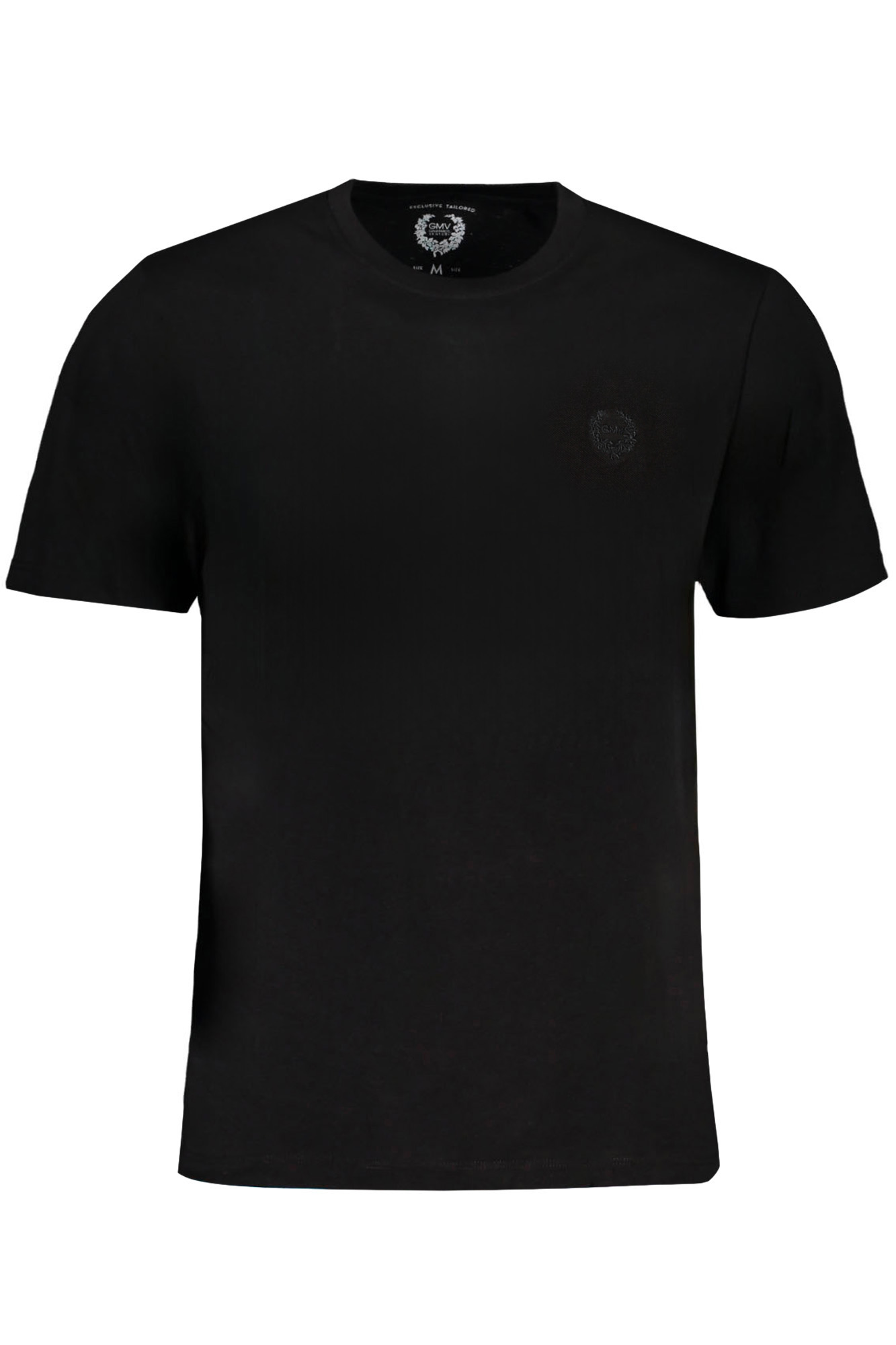 GIAN MARCO VENTURI MEN'S SHORT SLEEVED T-SHIRT BLACK