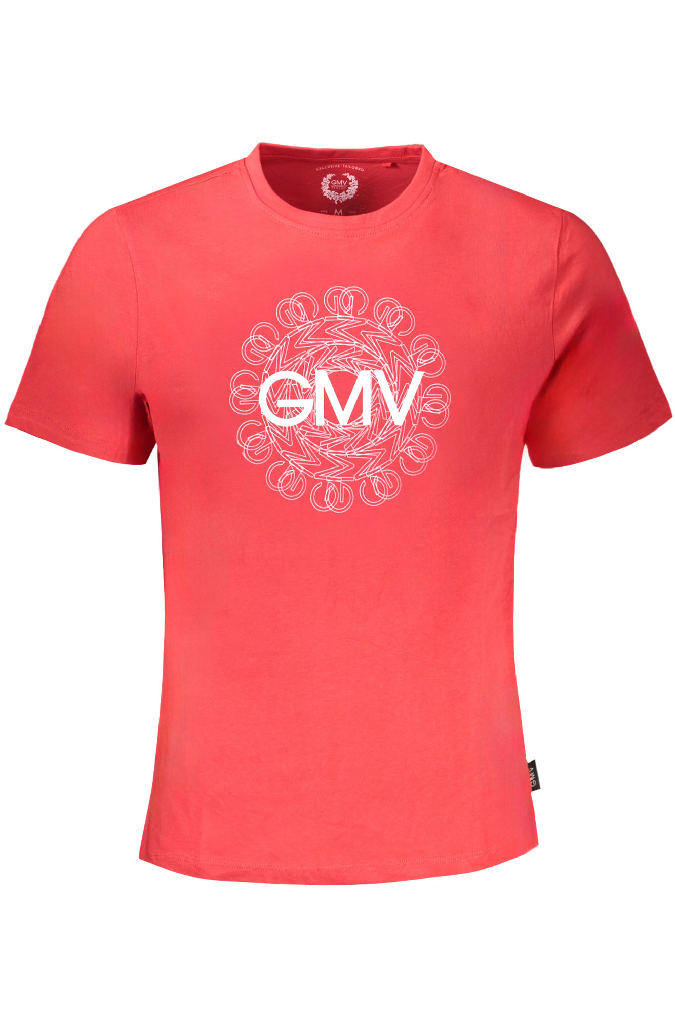 GIAN MARCO VENTURI MEN'S RED SHORT SLEEVE T-SHIRT