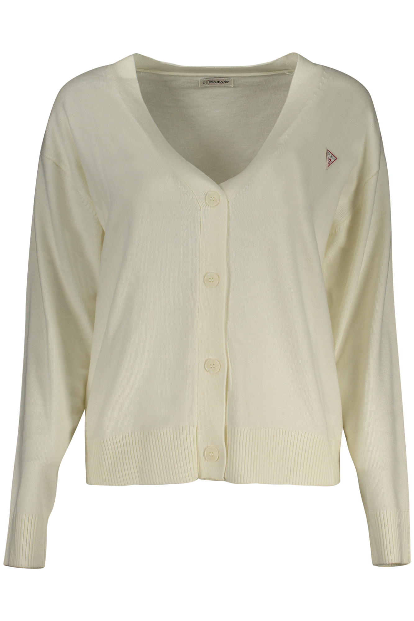 GUESS JEANS WOMEN'S CARDIGAN WHITE GUESS JEANS