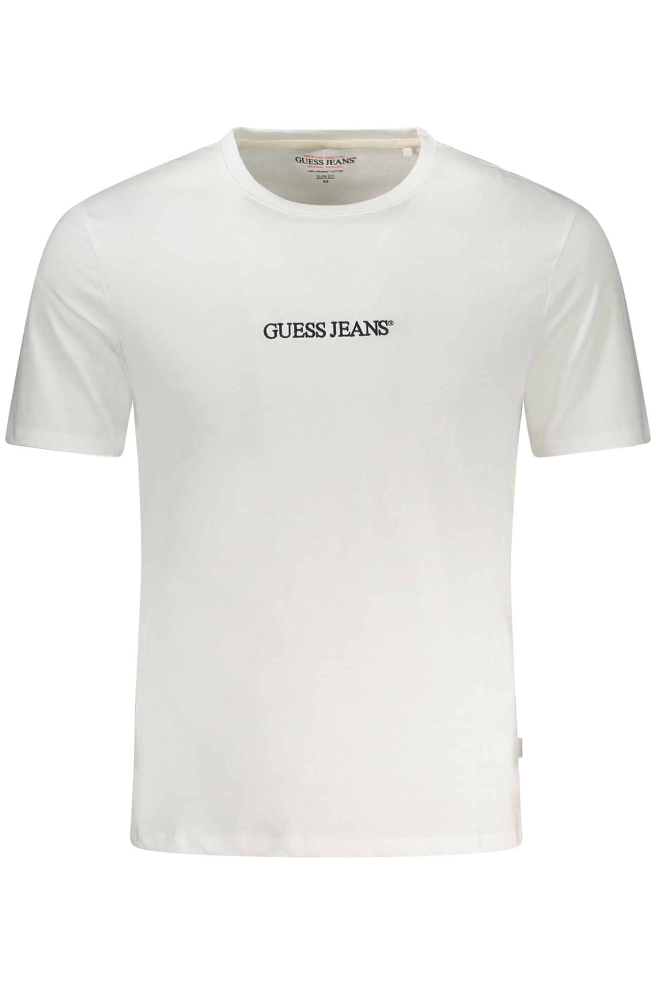 GUESS JEANS SHORT SLEEVE T-SHIRT MEN WHITE GUESS JEANS