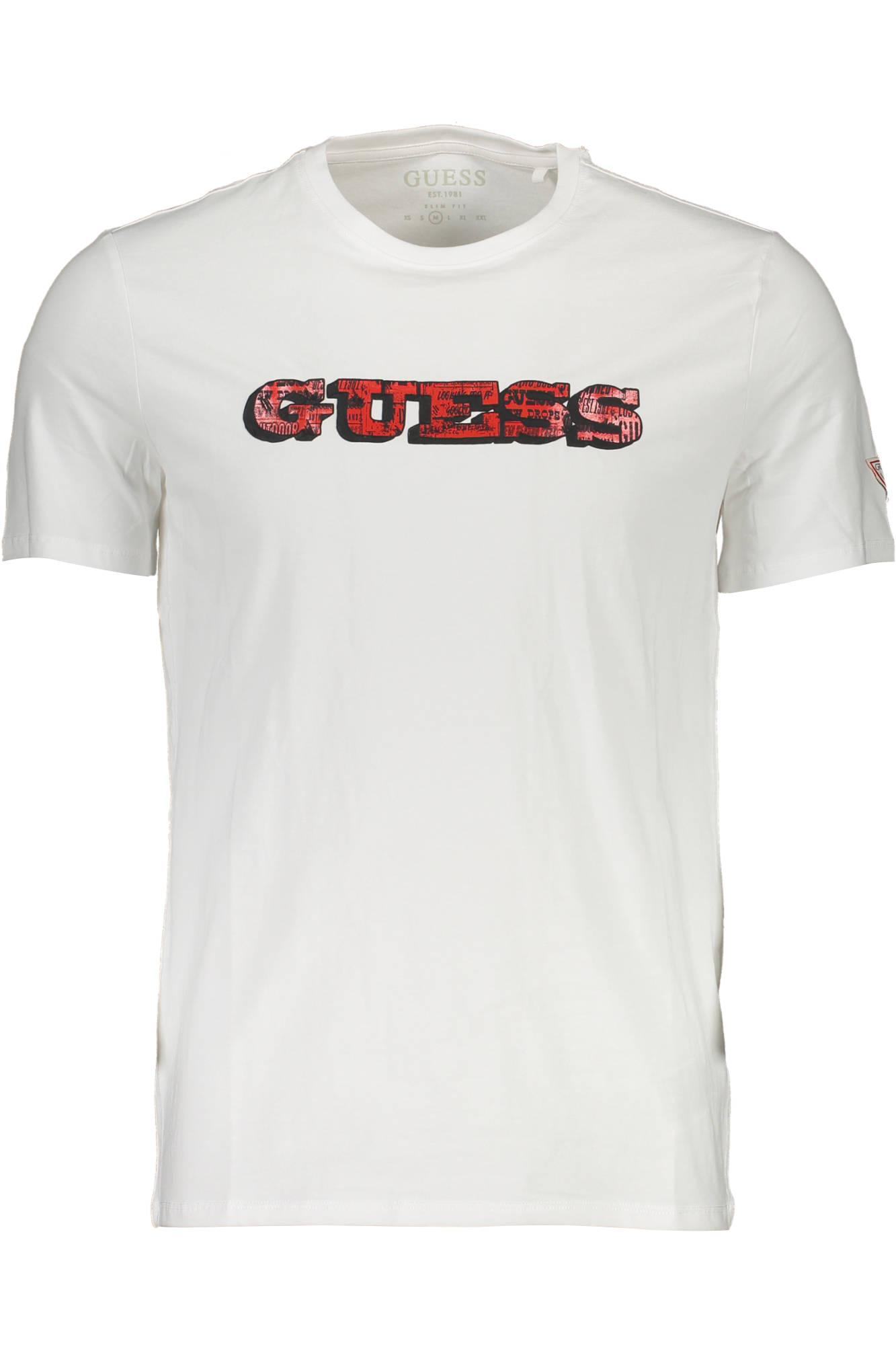 GUESS JEANS MAN SHORT SLEEVE T-SHIRT WHITE