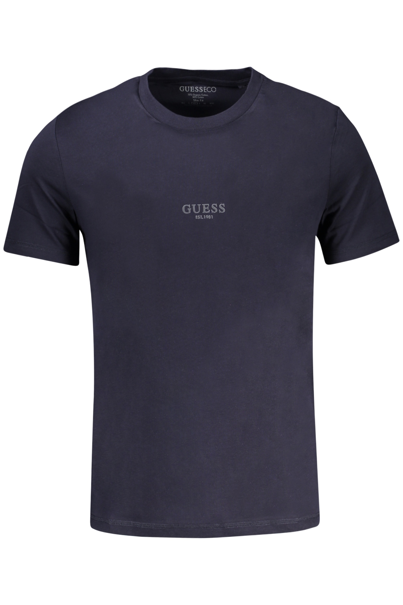 GUESS JEANS SHORT SLEEVE T-SHIRT MEN BLUE GUESS JEANS