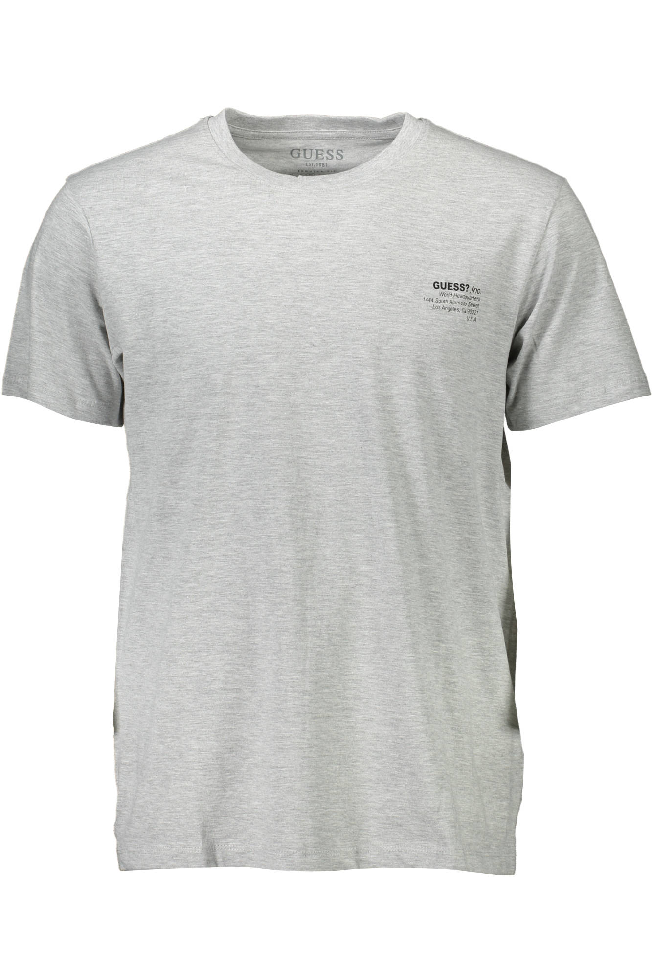 GUESS JEANS MEN'S SHORT SLEEVE T-SHIRT GRAY