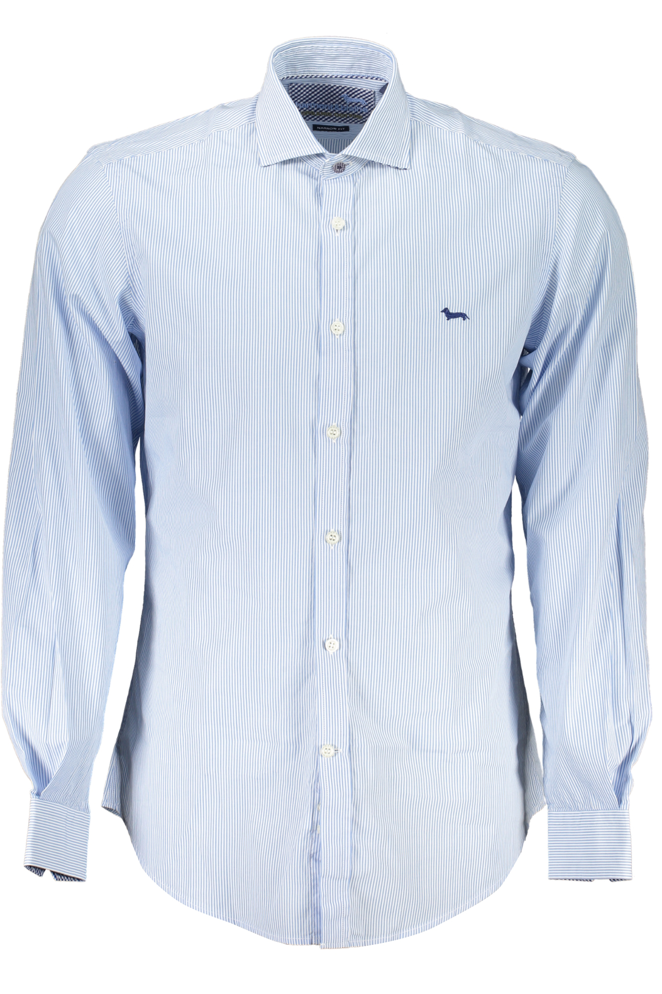 HARMONT & BLAINE MEN'S BLUE LONG SLEEVE SHIRT