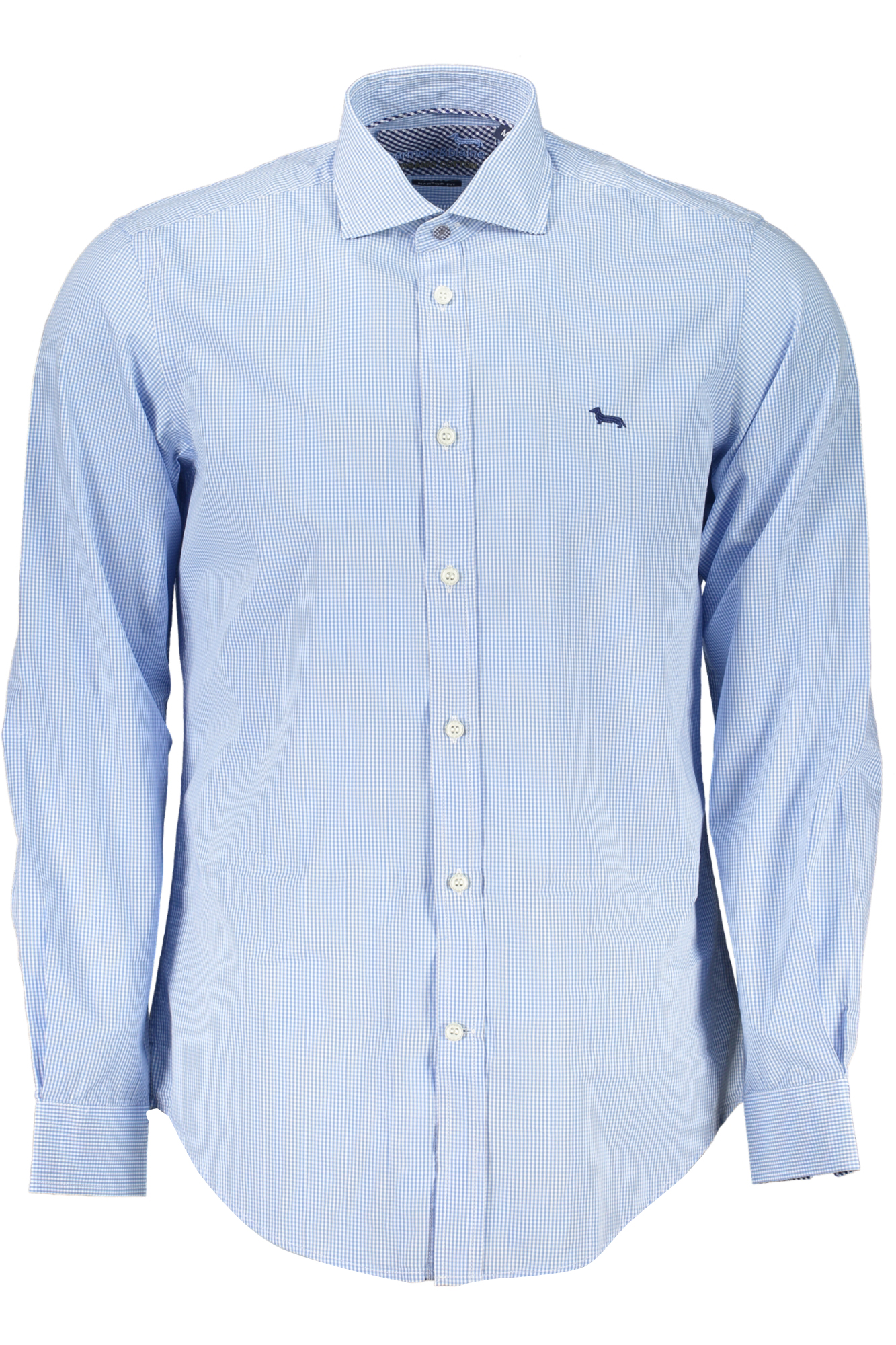 HARMONT & BLAINE MEN'S BLUE LONG SLEEVE SHIRT