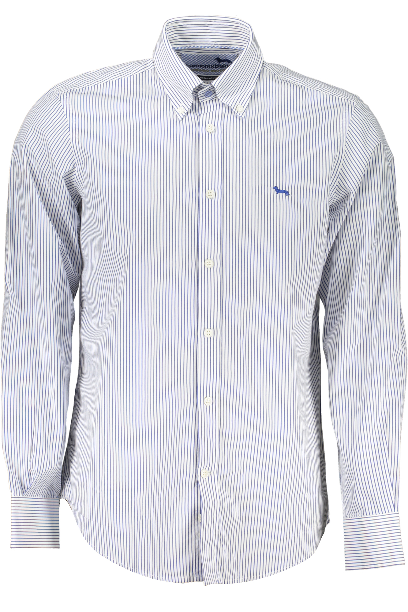 HARMONT & BLAINE MEN'S LONG SLEEVE SHIRT BLUE HARMONT & BLAINE