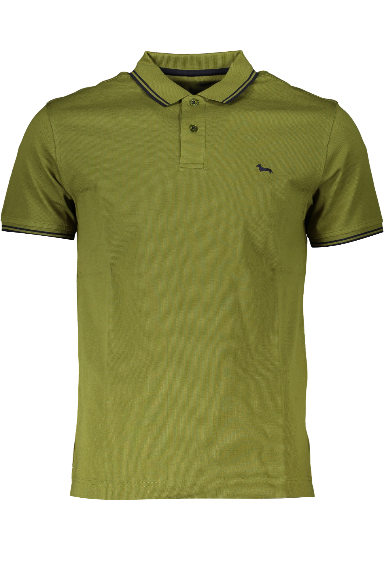 HARMONT & BLAINE GREEN MEN'S SHORT SLEEVED POLO SHIRT