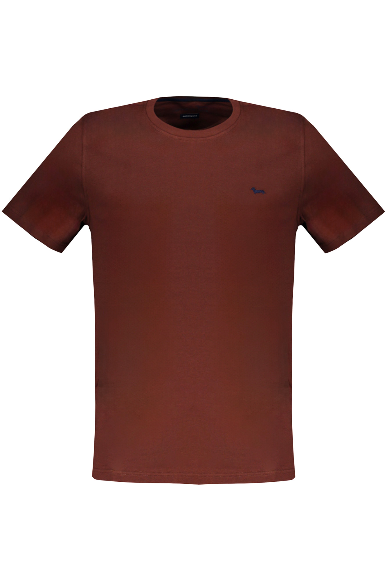 HARMONT & BLAINE MEN'S SHORT SLEEVE T-SHIRT BROWN