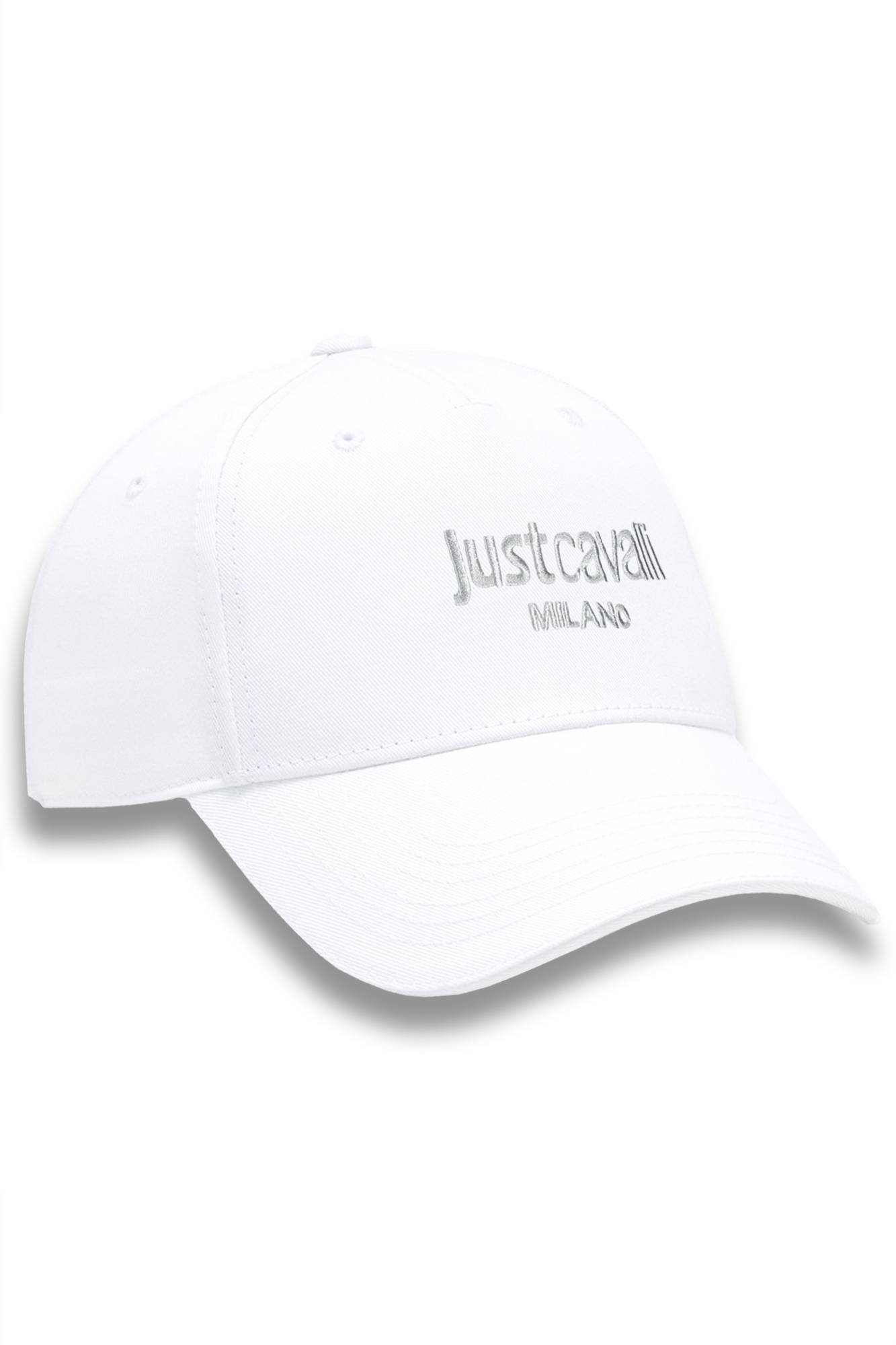 JUST CAVALLI WHITE MEN'S HAT