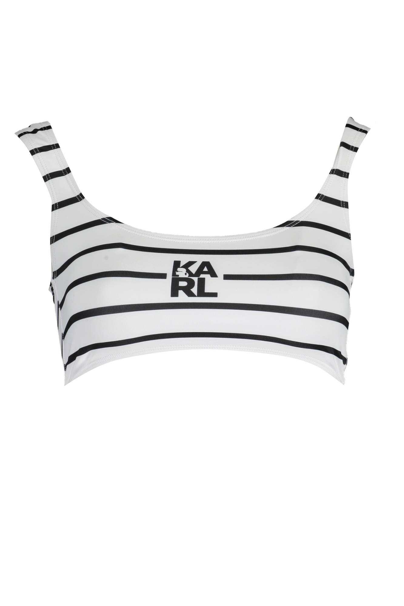 KARL LAGERFELD BEACHWEAR SWIMSUIT TOP WOMAN WHITE