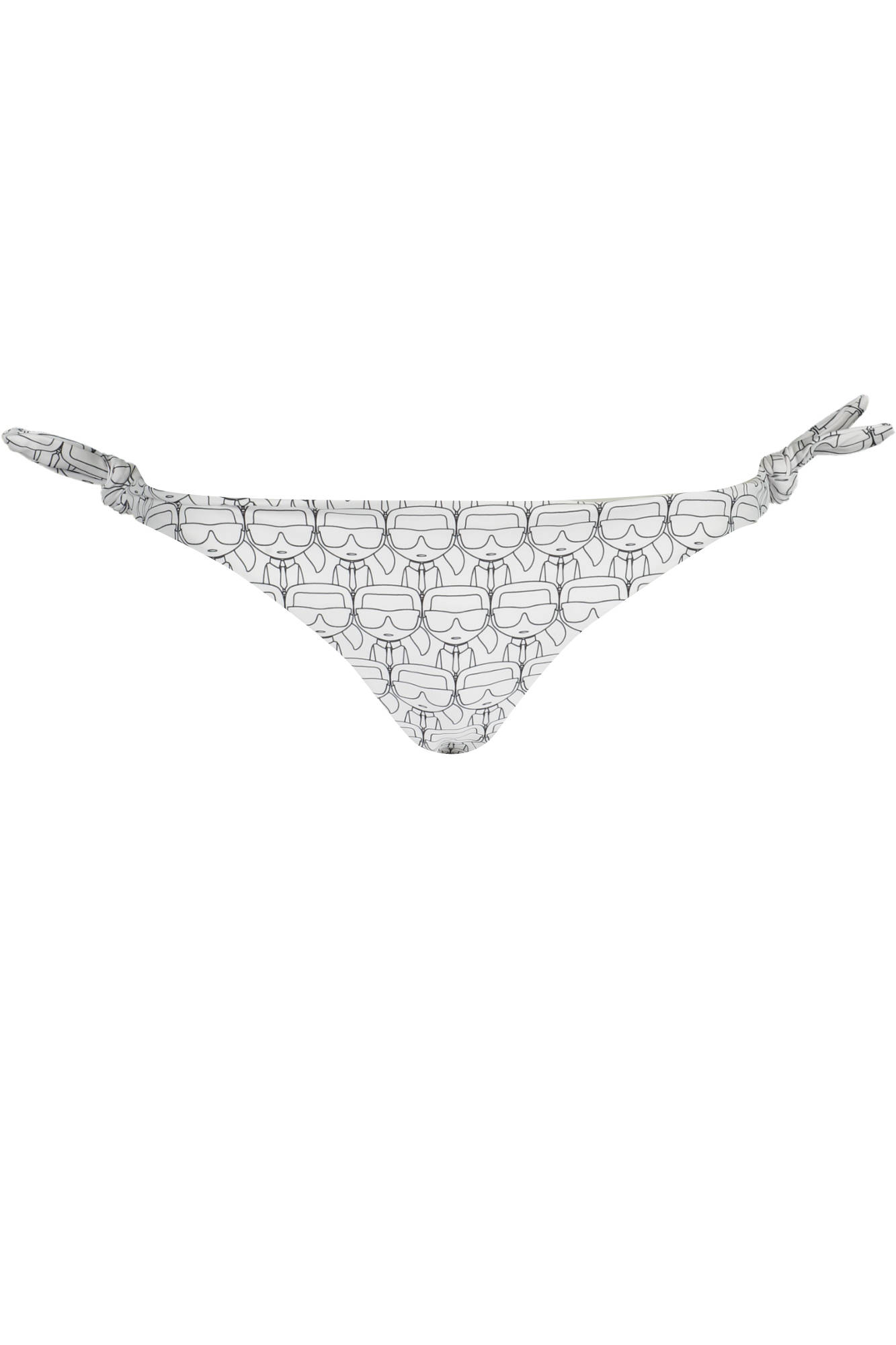 KARL LAGERFELD BEACHWEAR WOMEN'S BOTTOM SWIMSUIT WHITE