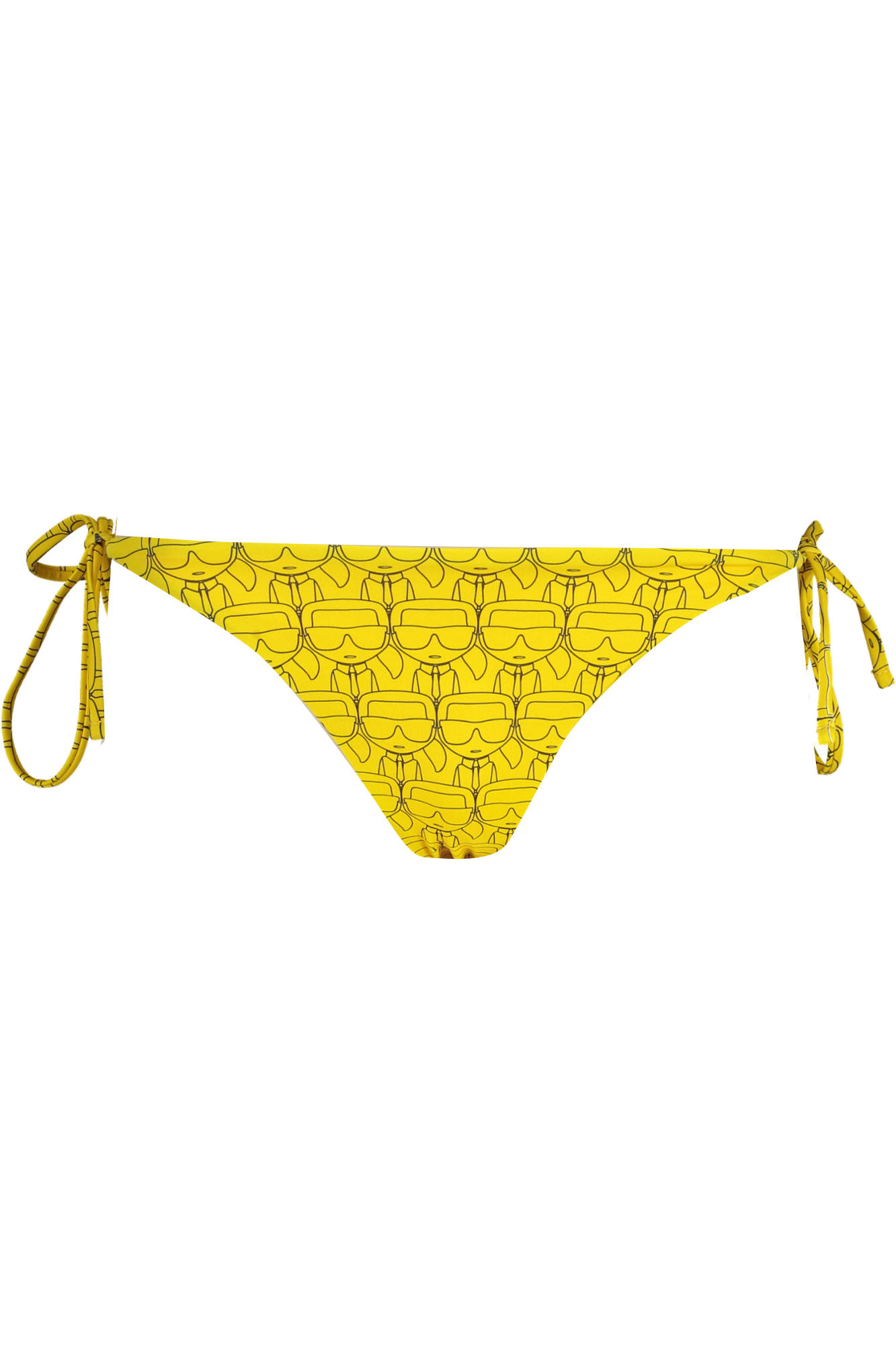 KARL LAGERFELD BEACHWEAR WOMEN'S BOTTOM SWIMSUIT YELLOW