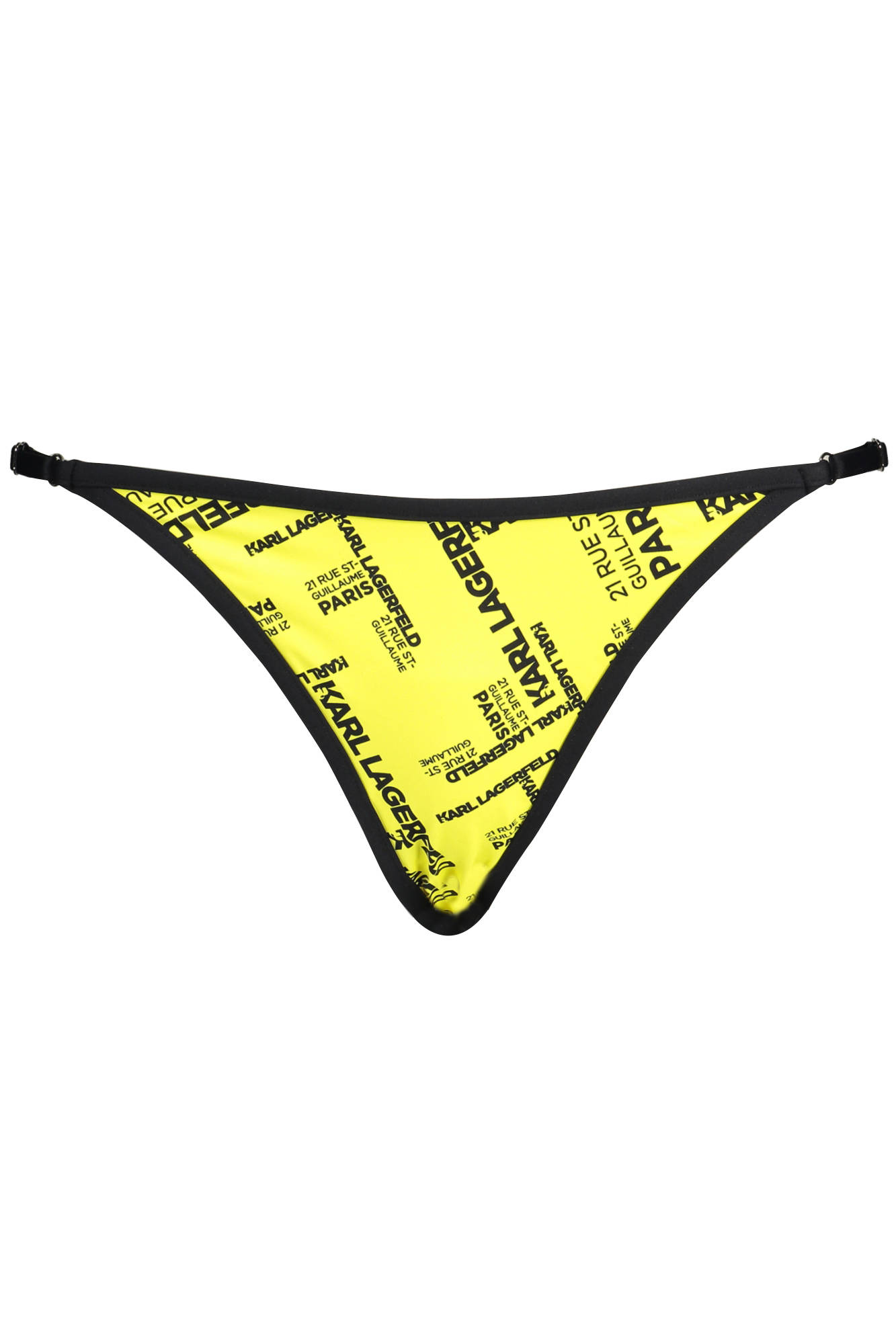 KARL LAGERFELD BEACHWEAR SWIMSUIT PARTS UNDER YELLOW WOMAN