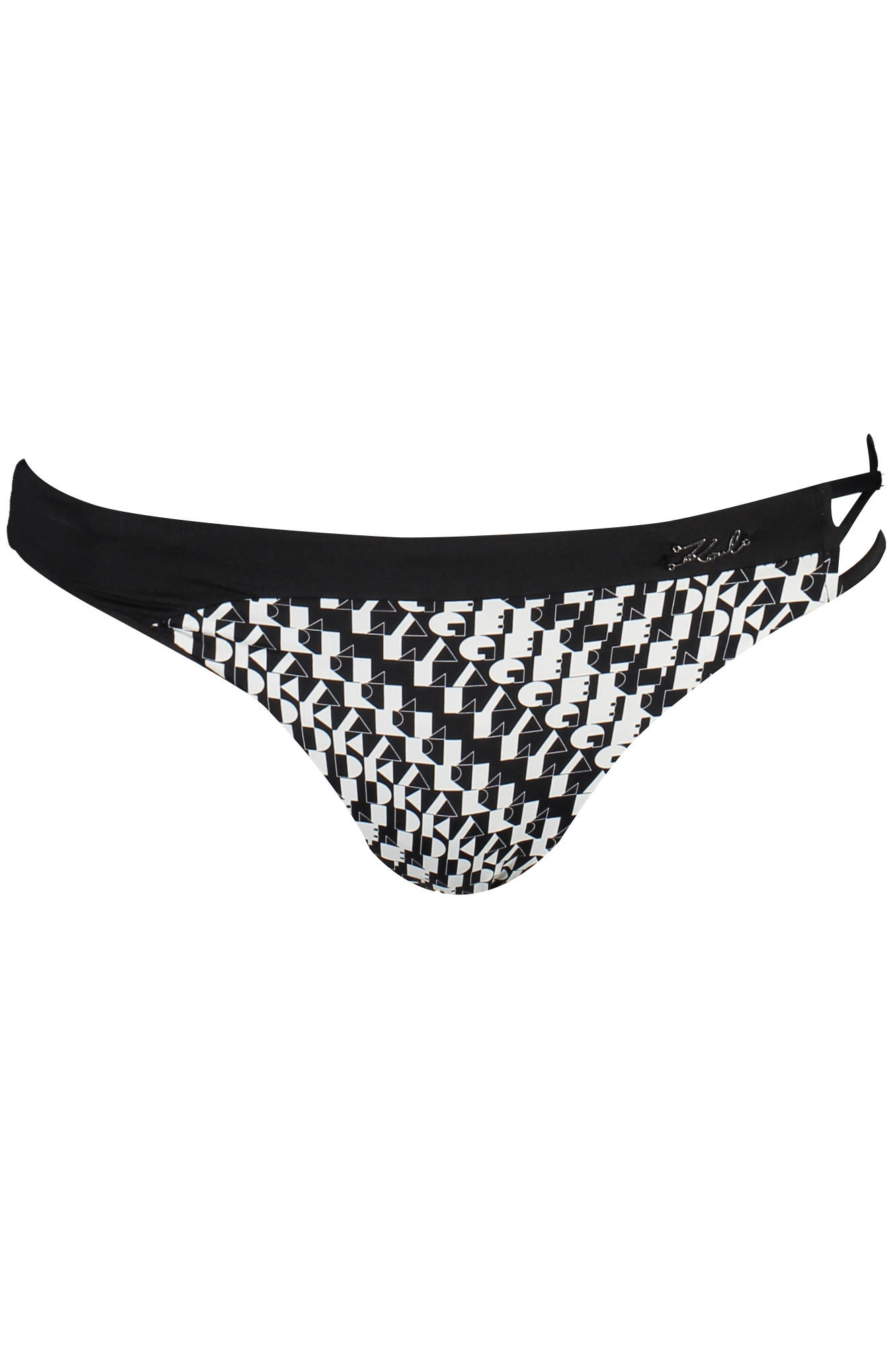 KARL LAGERFELD BEACHWEAR WOMEN'S BOTTOM SWIMSUIT BLACK