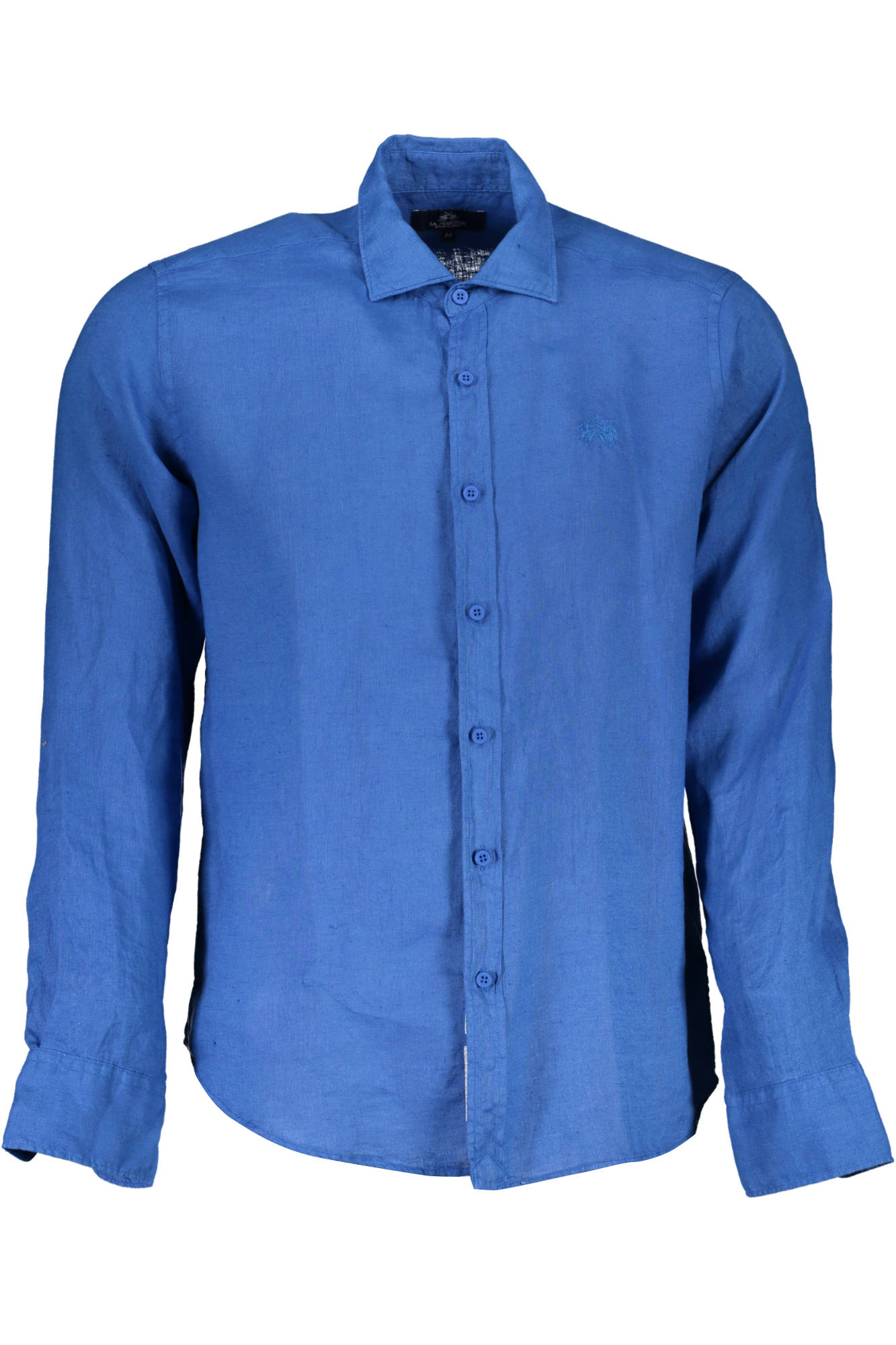LA MARTINA MEN'S BLUE LONG SLEEVE SHIRT