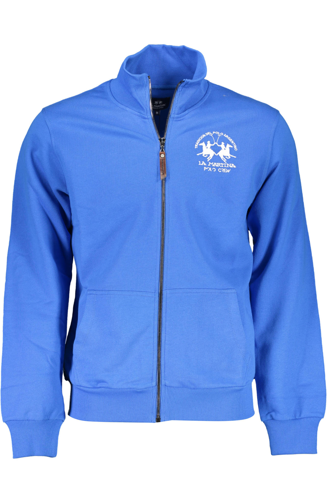 LA MARTINA SWEATSHIRT WITH ZIP MAN BLUE