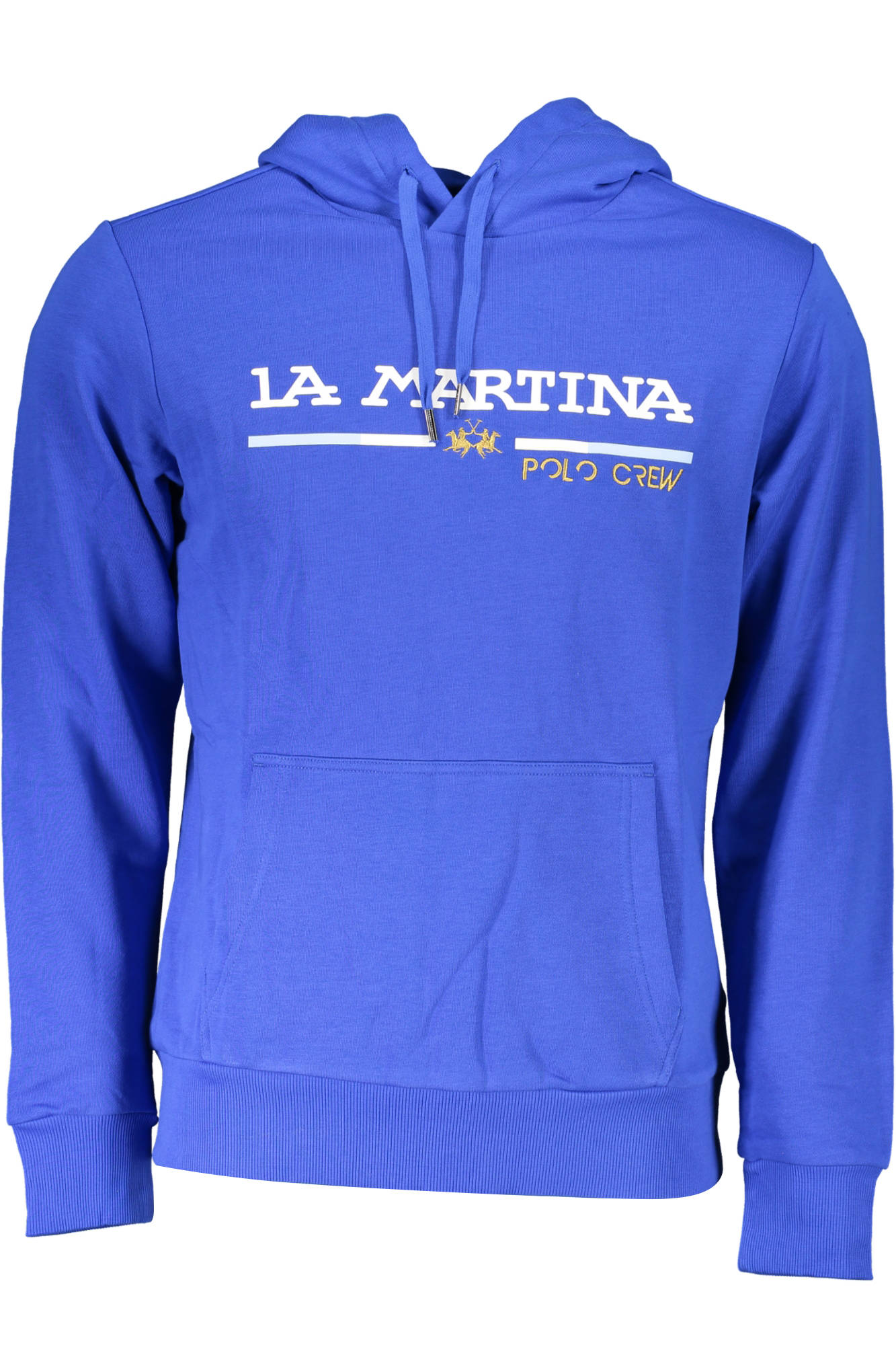 LA MARTINA BLUE MEN'S SWEATSHIRT WITHOUT ZIP