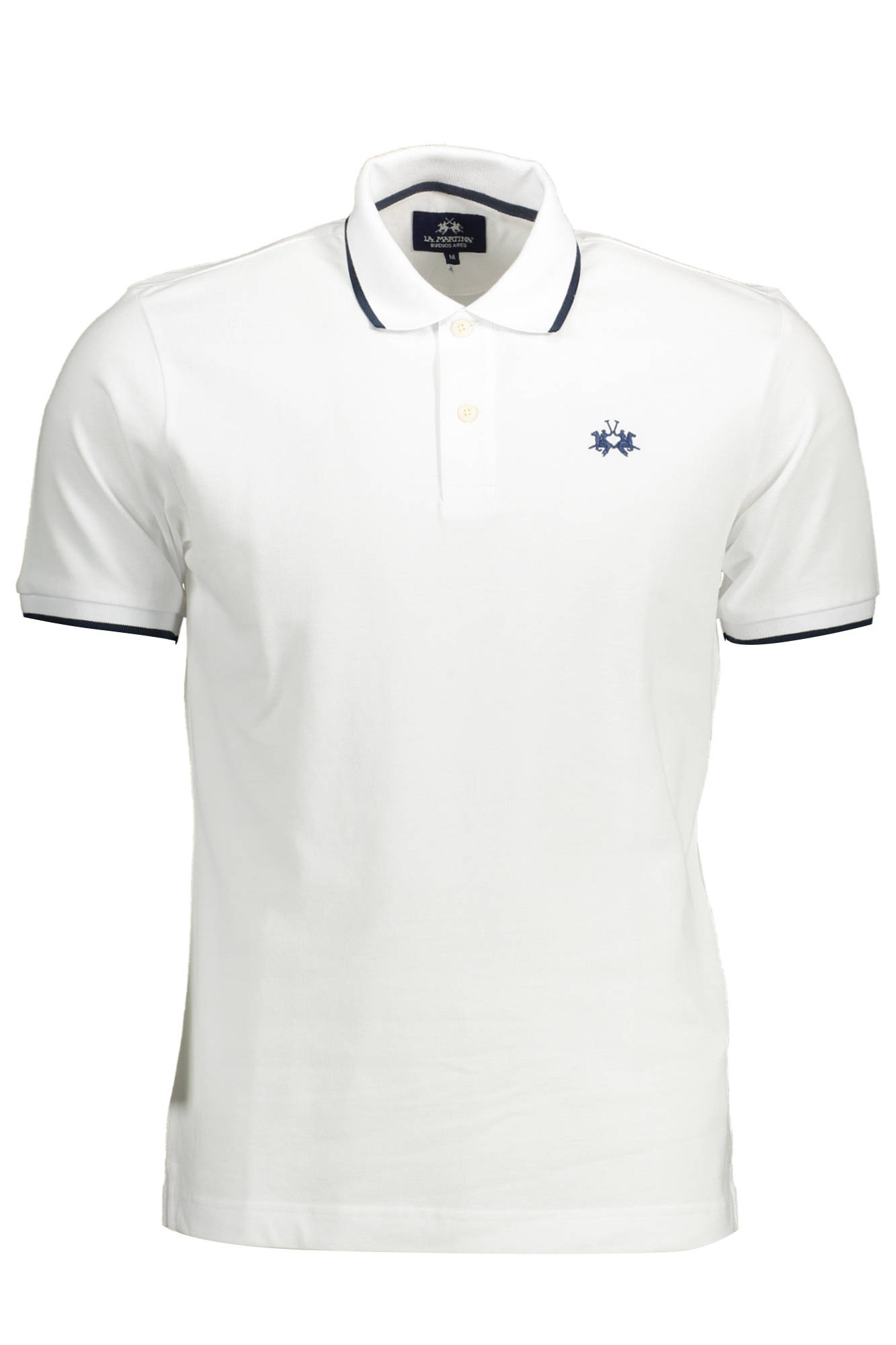 LA MARTINA POLO SHORT SLEEVE MAN WHITE